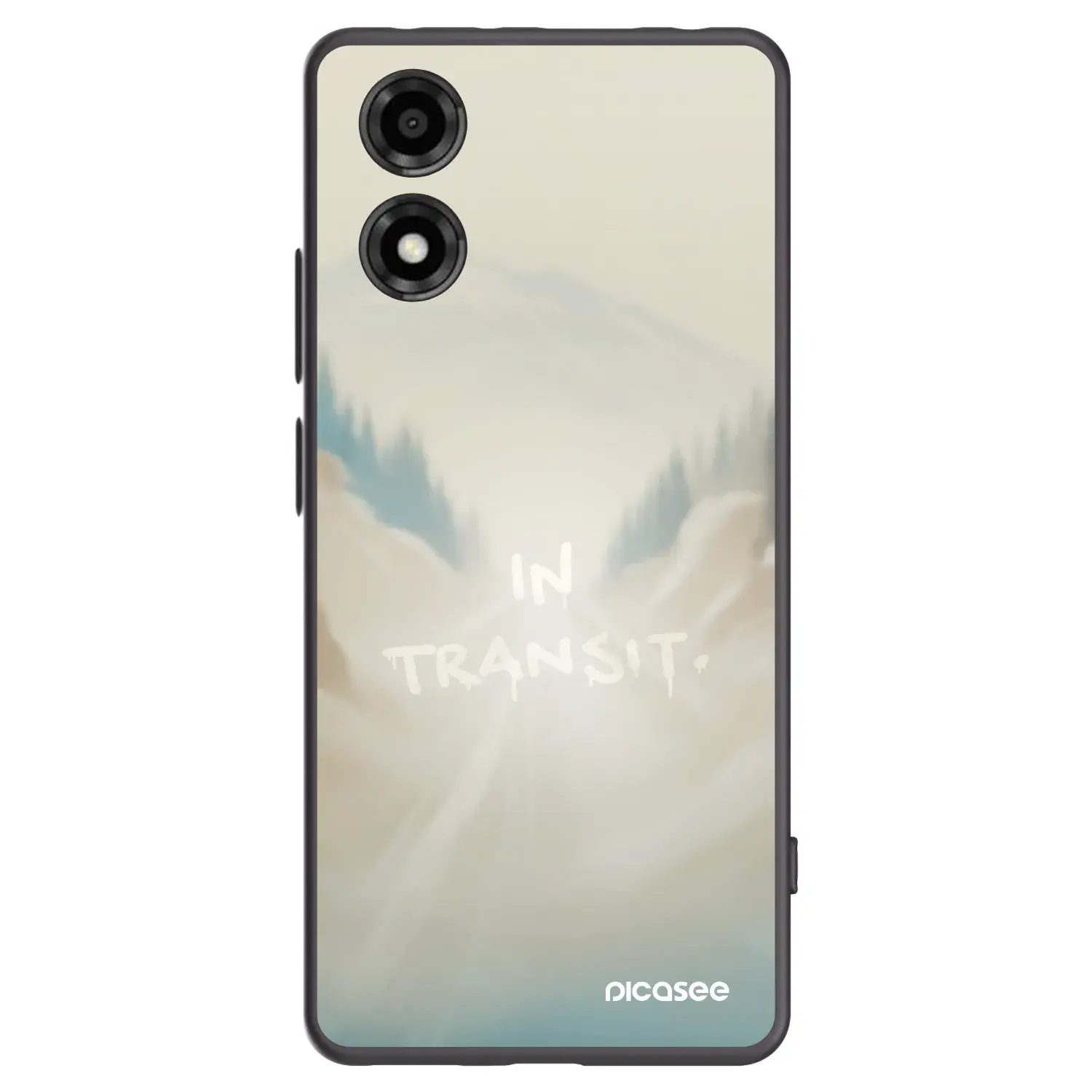 Silikonový černý obal pro Motorola Moto E14 - IN TRANSIT