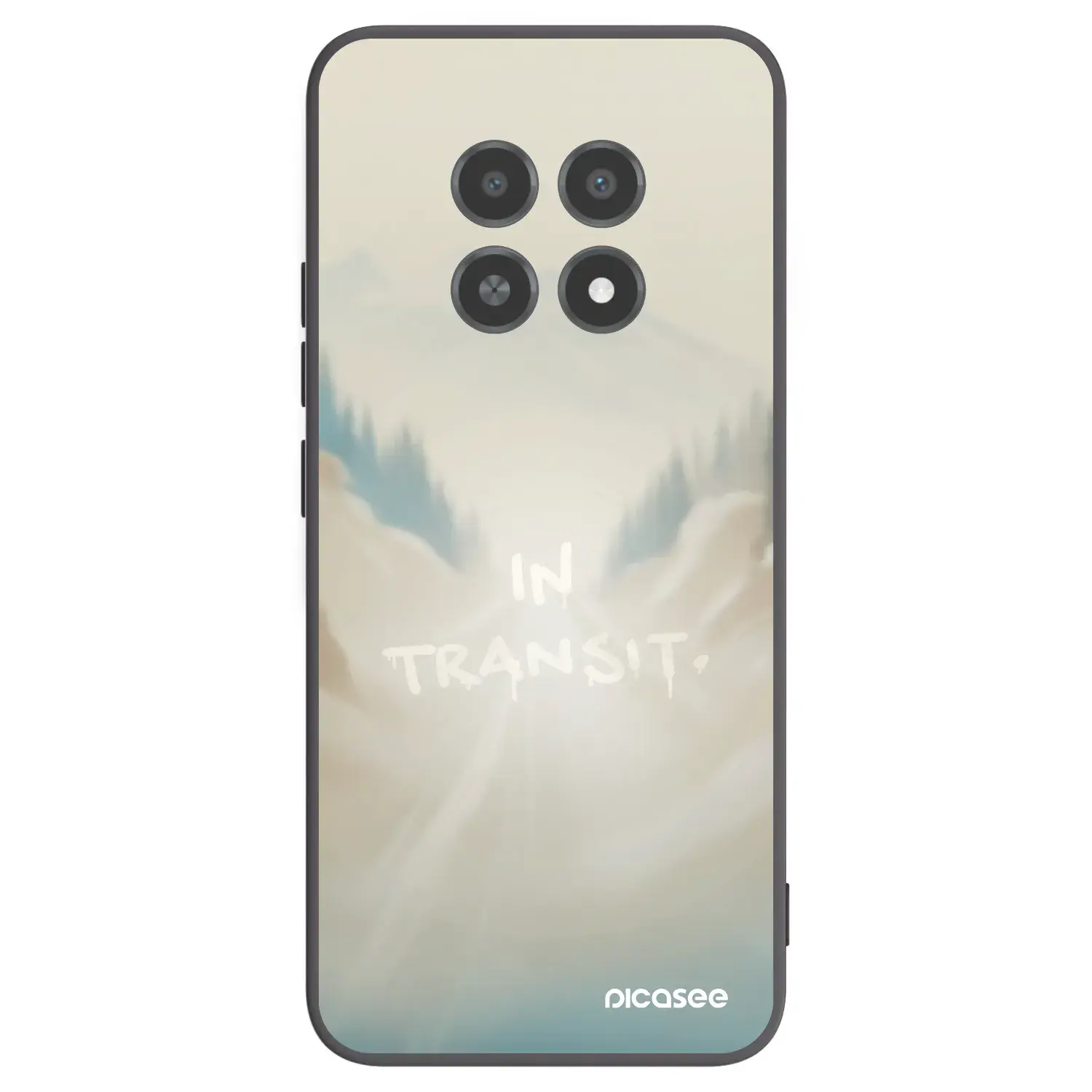 Silikonový černý obal pro Realme 12X - IN TRANSIT