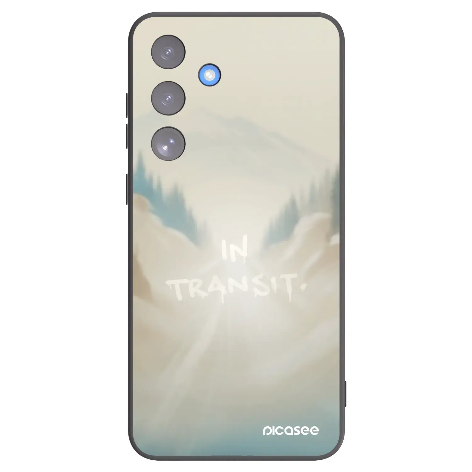 Silikonový černý obal pro Samsung Galaxy S25 FE 5G - IN TRANSIT
