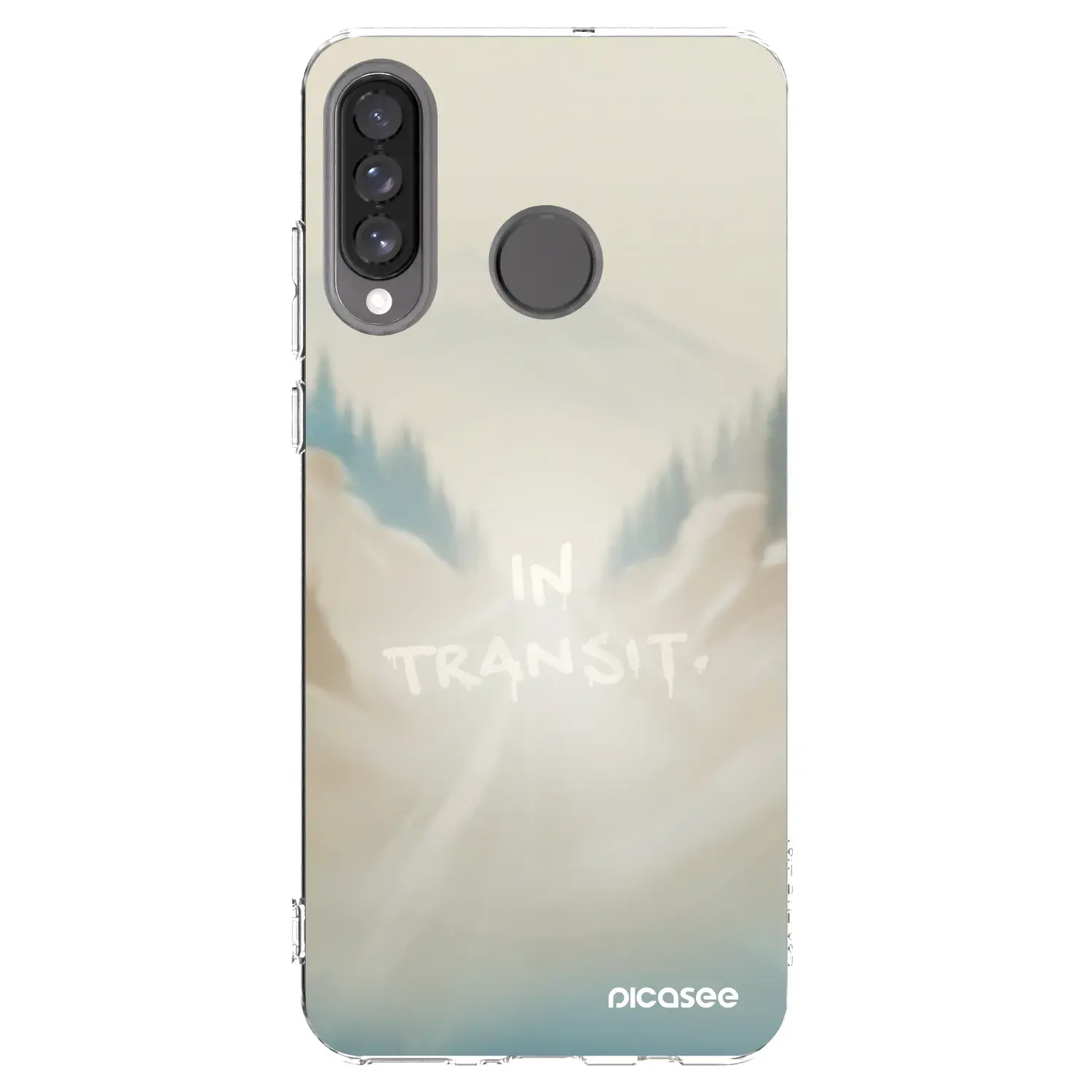 Silikonový průhledný obal pro Huawei P30 Lite - IN TRANSIT