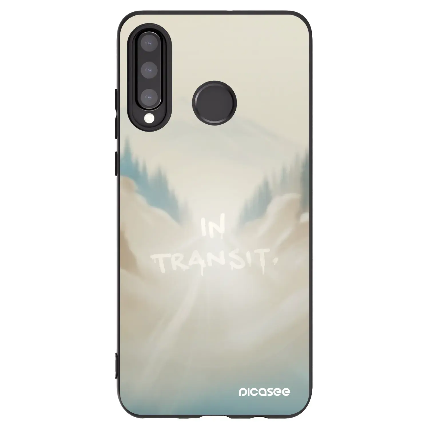 Silikonový černý obal pro Huawei P30 Lite - IN TRANSIT