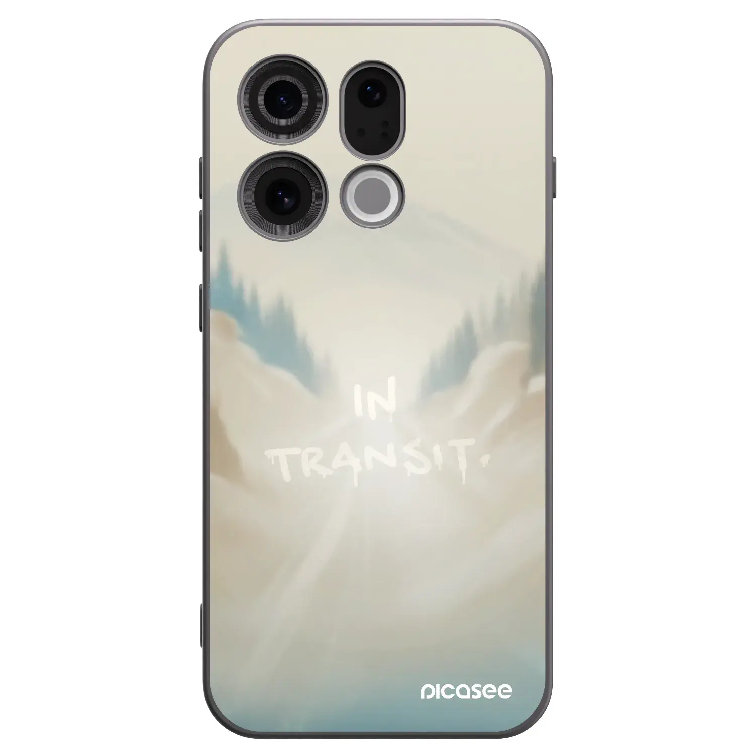 Silikonový černý obal pro OPPO Find X9 - IN TRANSIT