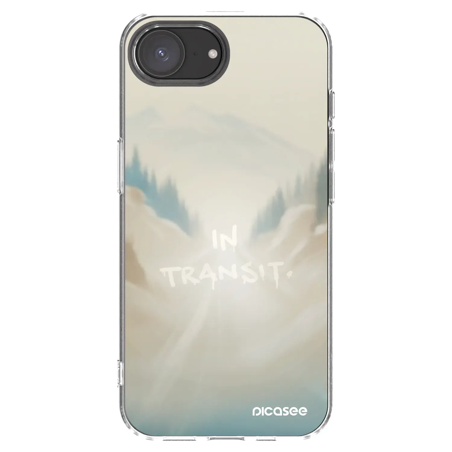 Silikonový průhledný obal pro Apple iPhone 17e - IN TRANSIT