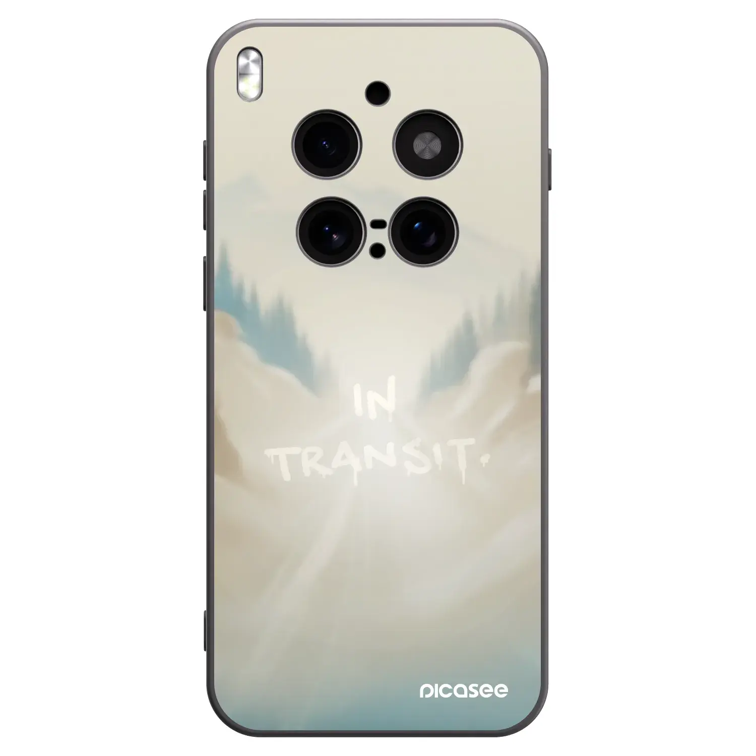 Silikonový černý obal pro Vivo X300 Pro - IN TRANSIT