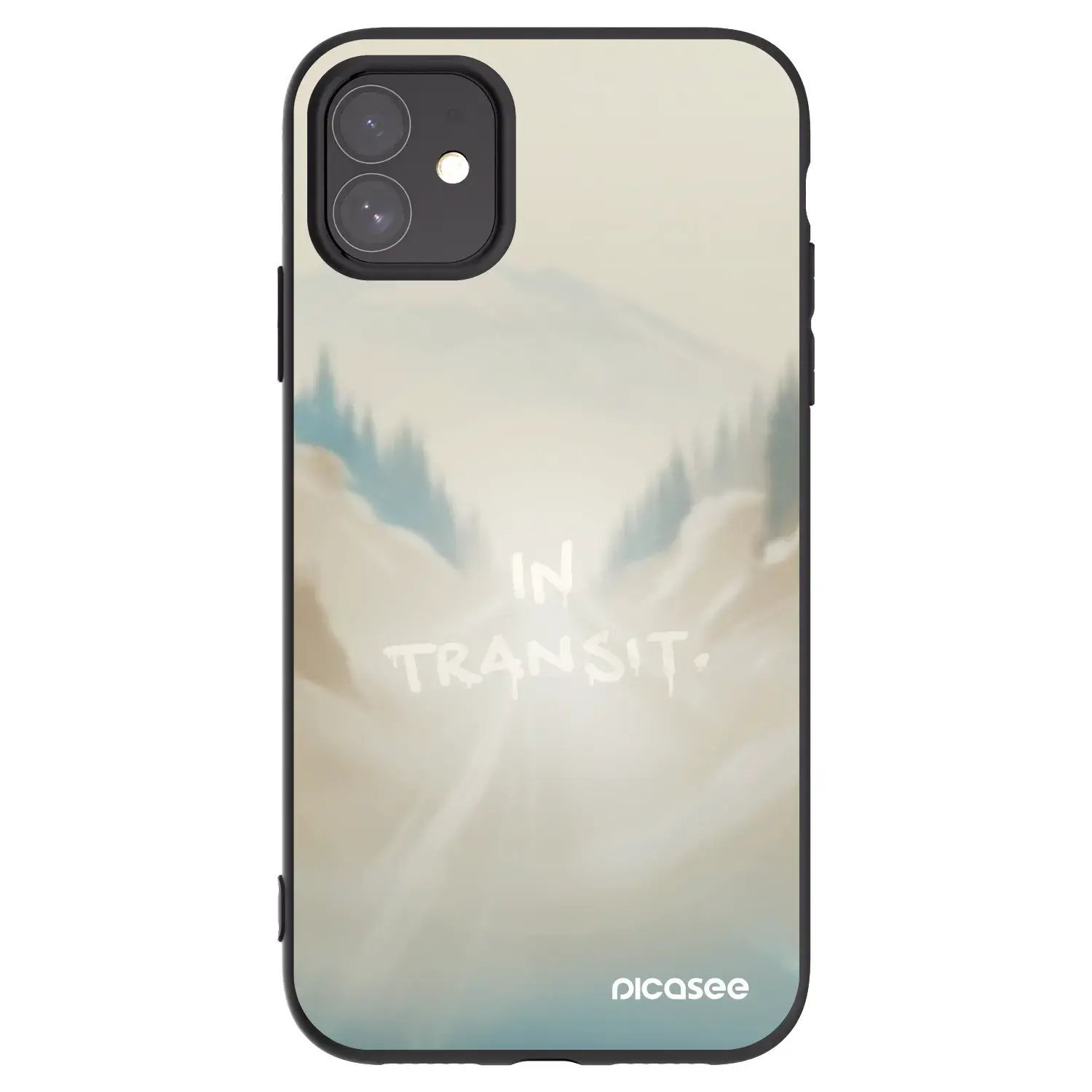 Silikonový černý obal pro Apple iPhone 11 - IN TRANSIT