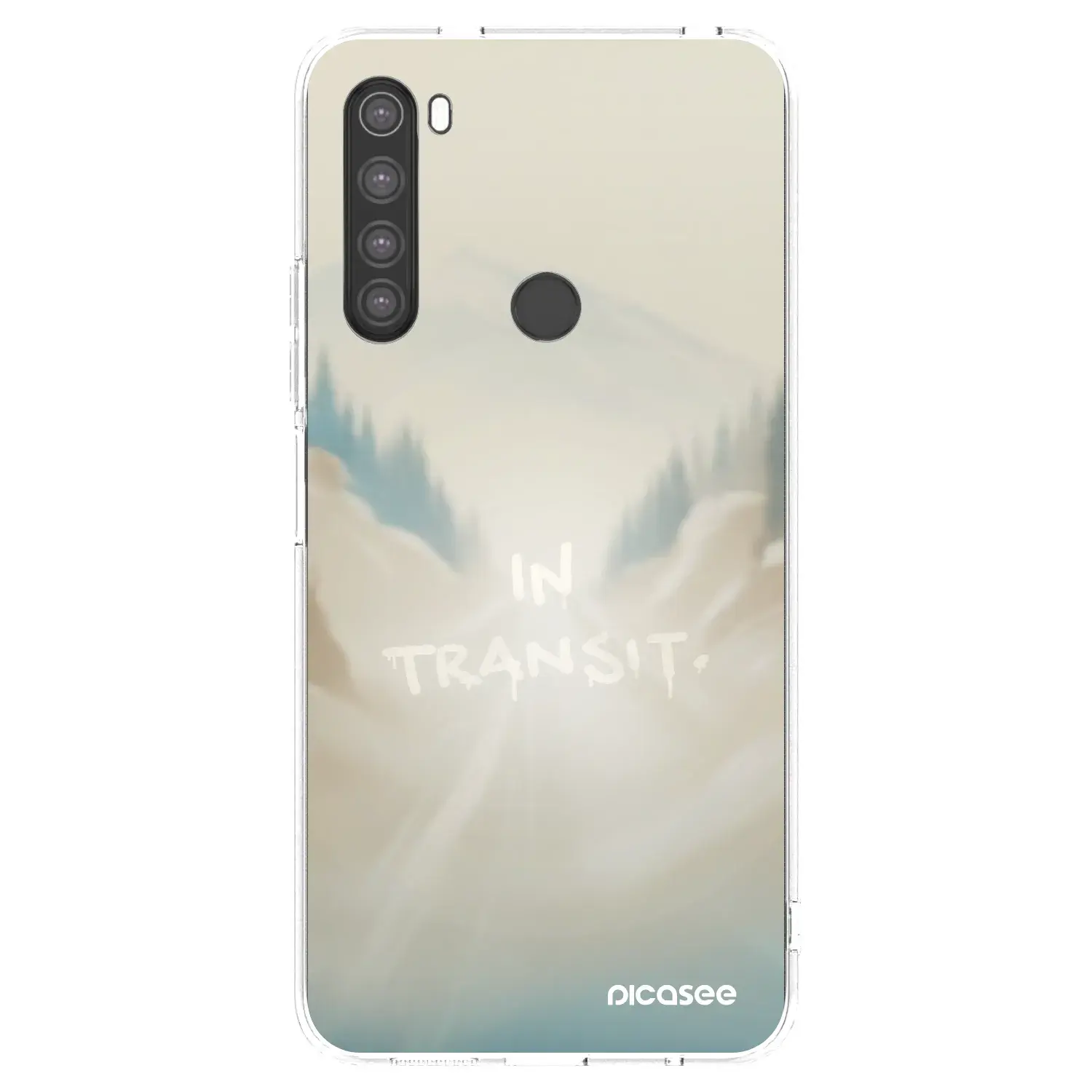 Silikonový průhledný obal pro Xiaomi Redmi Note 8 - IN TRANSIT