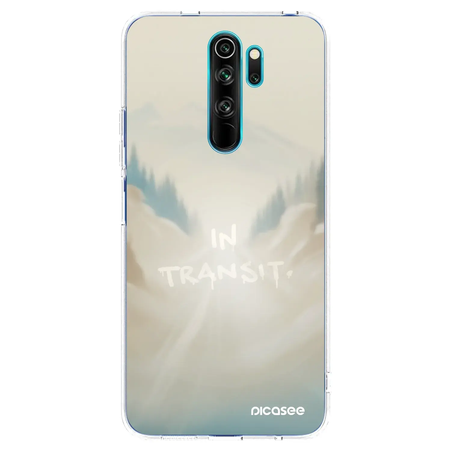Silikonový průhledný obal pro Xiaomi Redmi Note 8 Pro - IN TRANSIT
