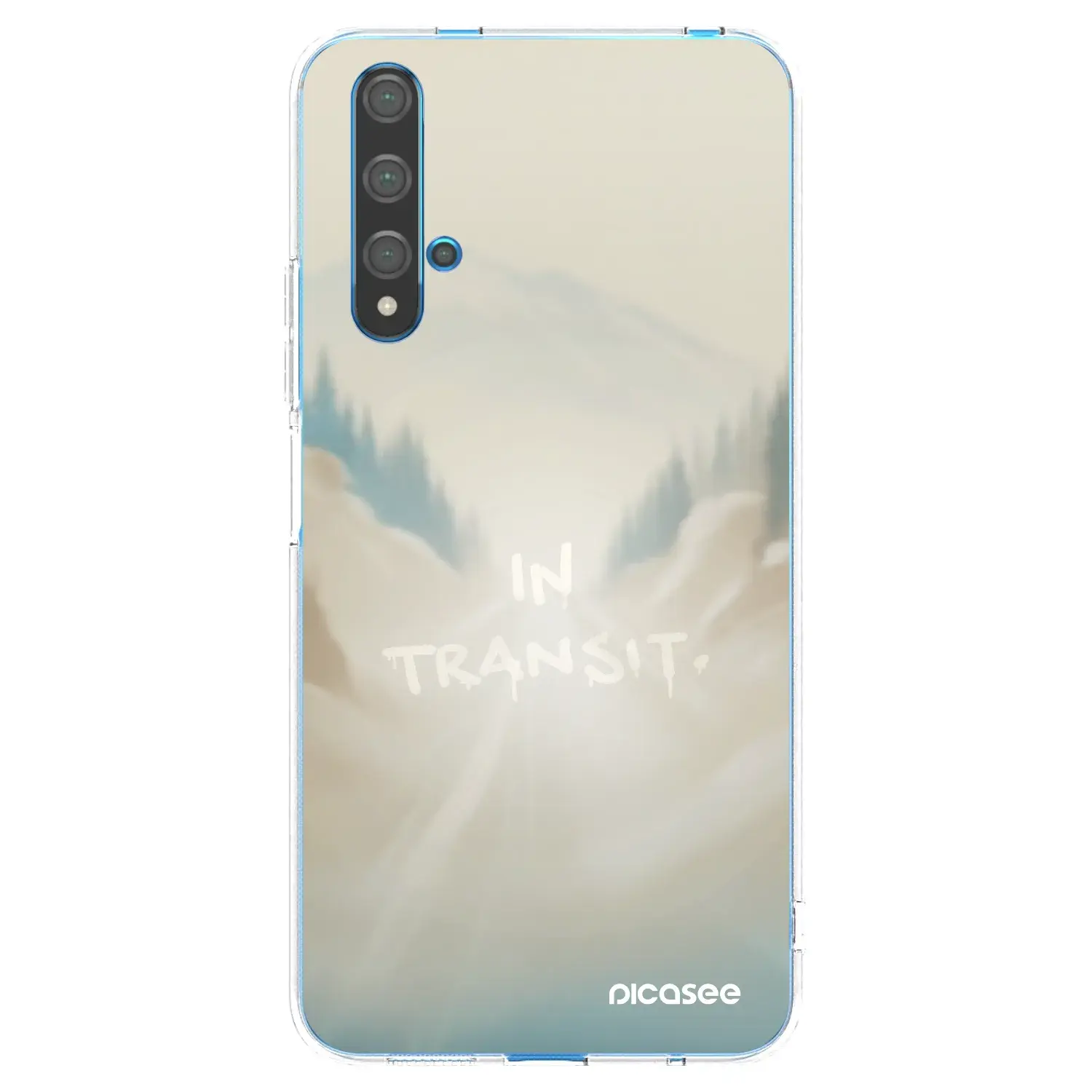 Silikonový průhledný obal pro Huawei Nova 5T - IN TRANSIT