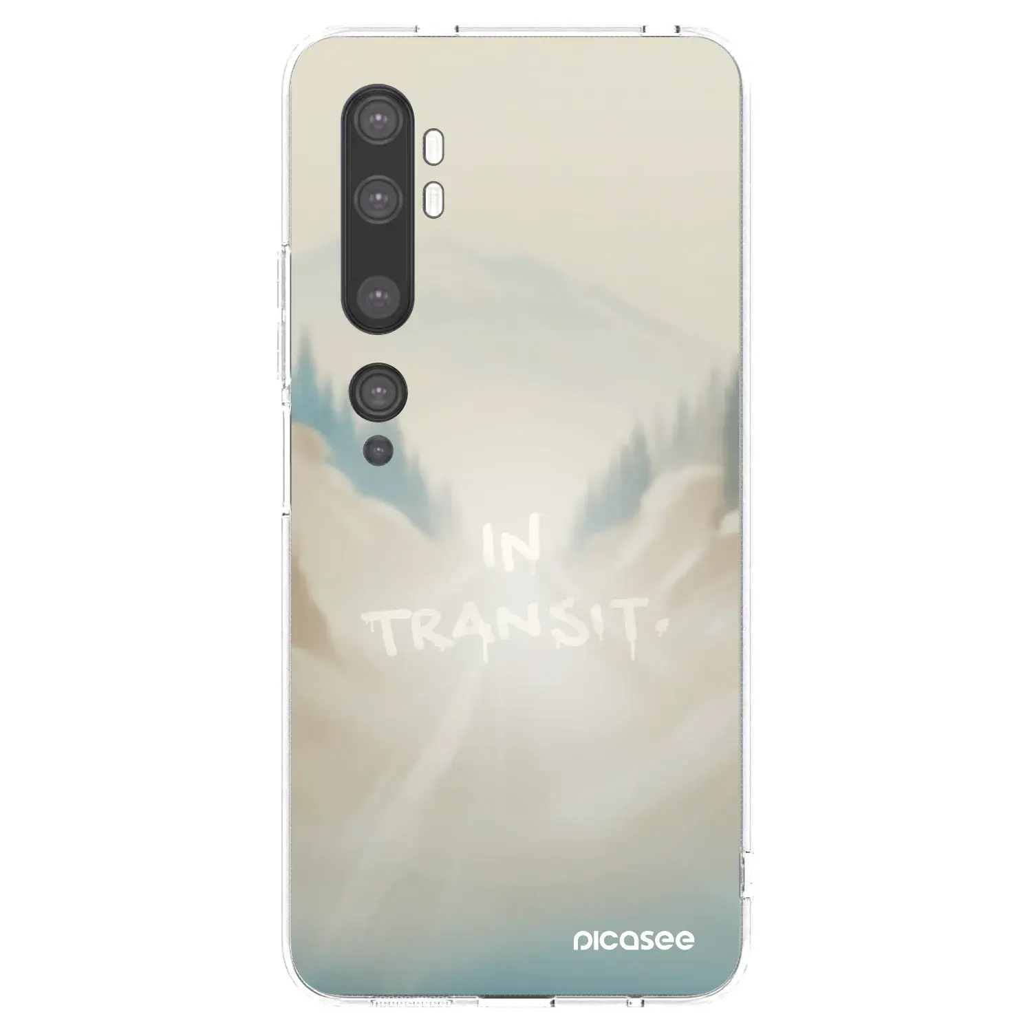 Silikonový průhledný obal pro Xiaomi Mi Note 10 (Pro) - IN TRANSIT