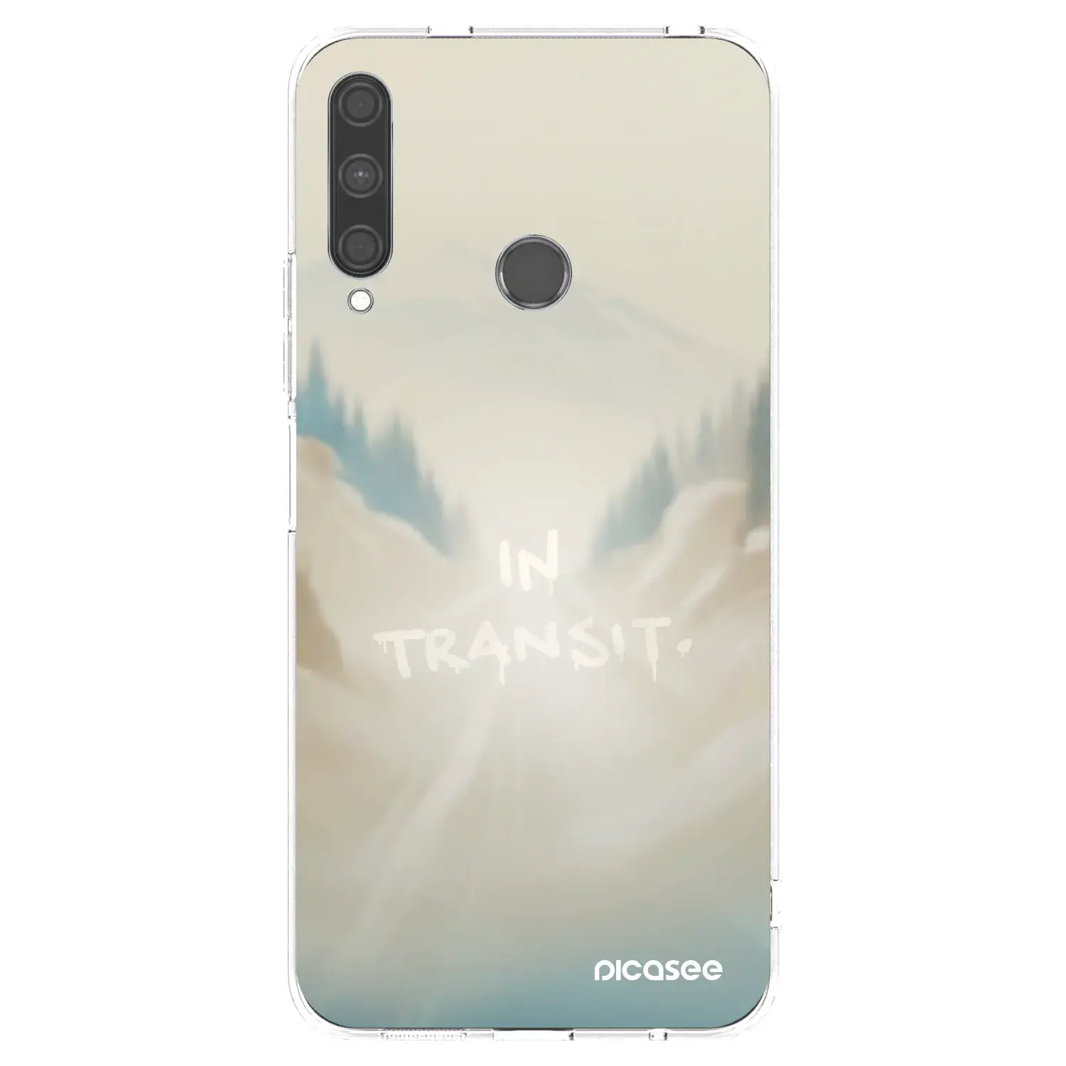 Silikonový průhledný obal pro Huawei P40 Lite E - IN TRANSIT