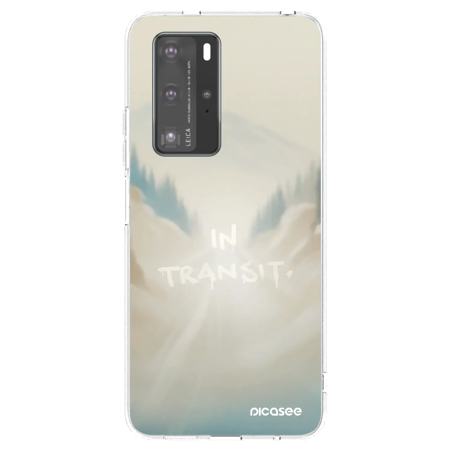 Silikonový průhledný obal pro Huawei P40 Pro - IN TRANSIT