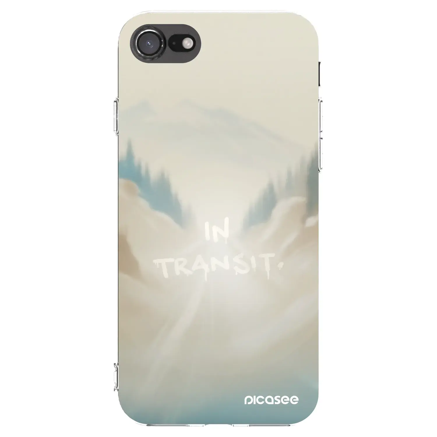 Silikonový průhledný obal pro Apple iPhone SE 2020 - IN TRANSIT