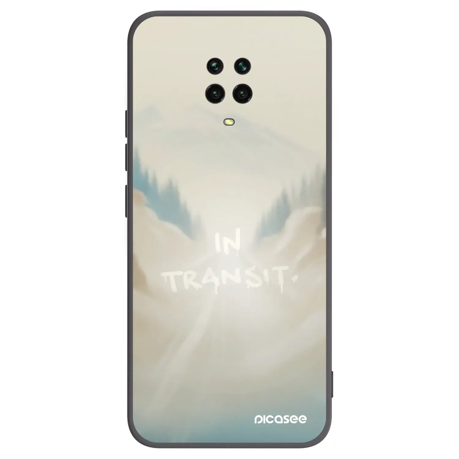 Silikonový černý obal pro Xiaomi Redmi Note 9 Pro - IN TRANSIT