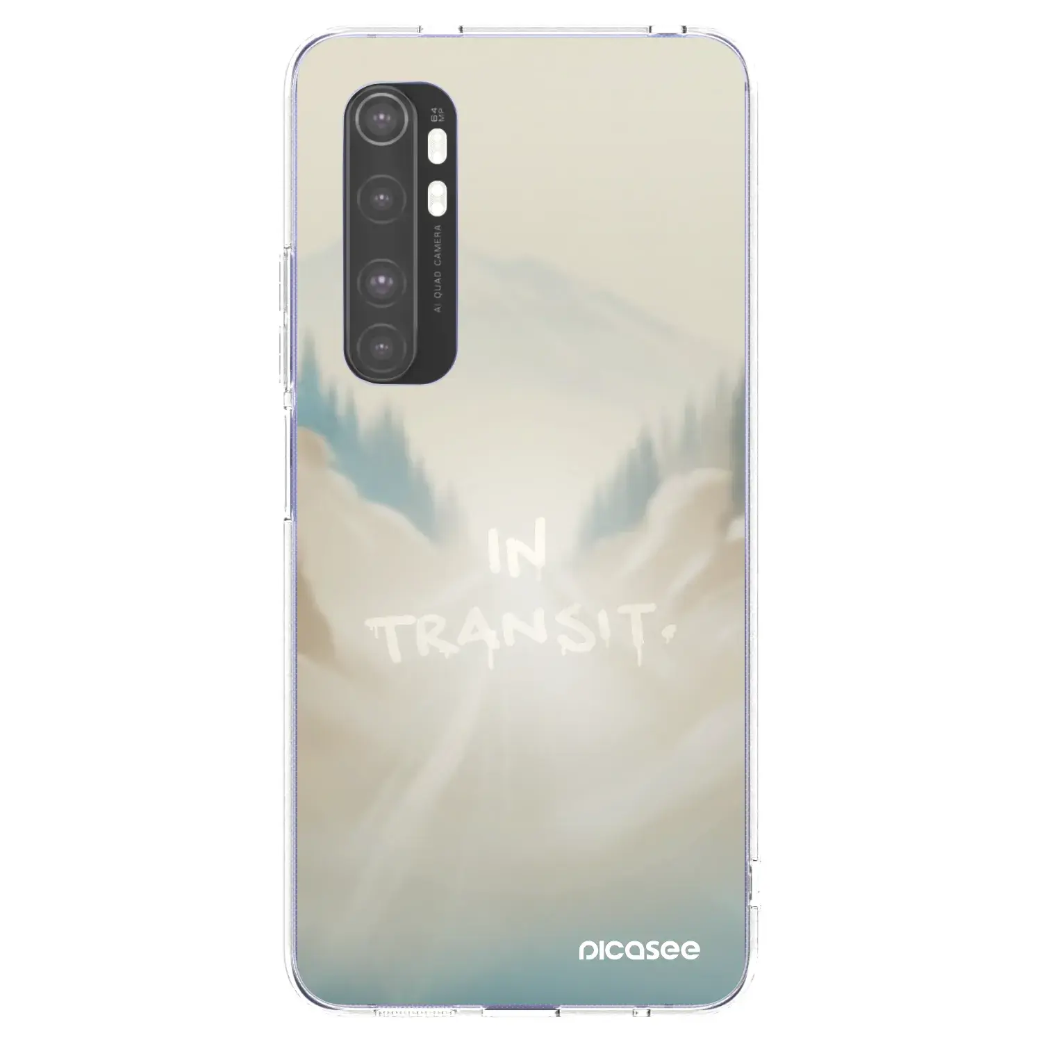 Silikonový průhledný obal pro Xiaomi Mi Note 10 Lite - IN TRANSIT