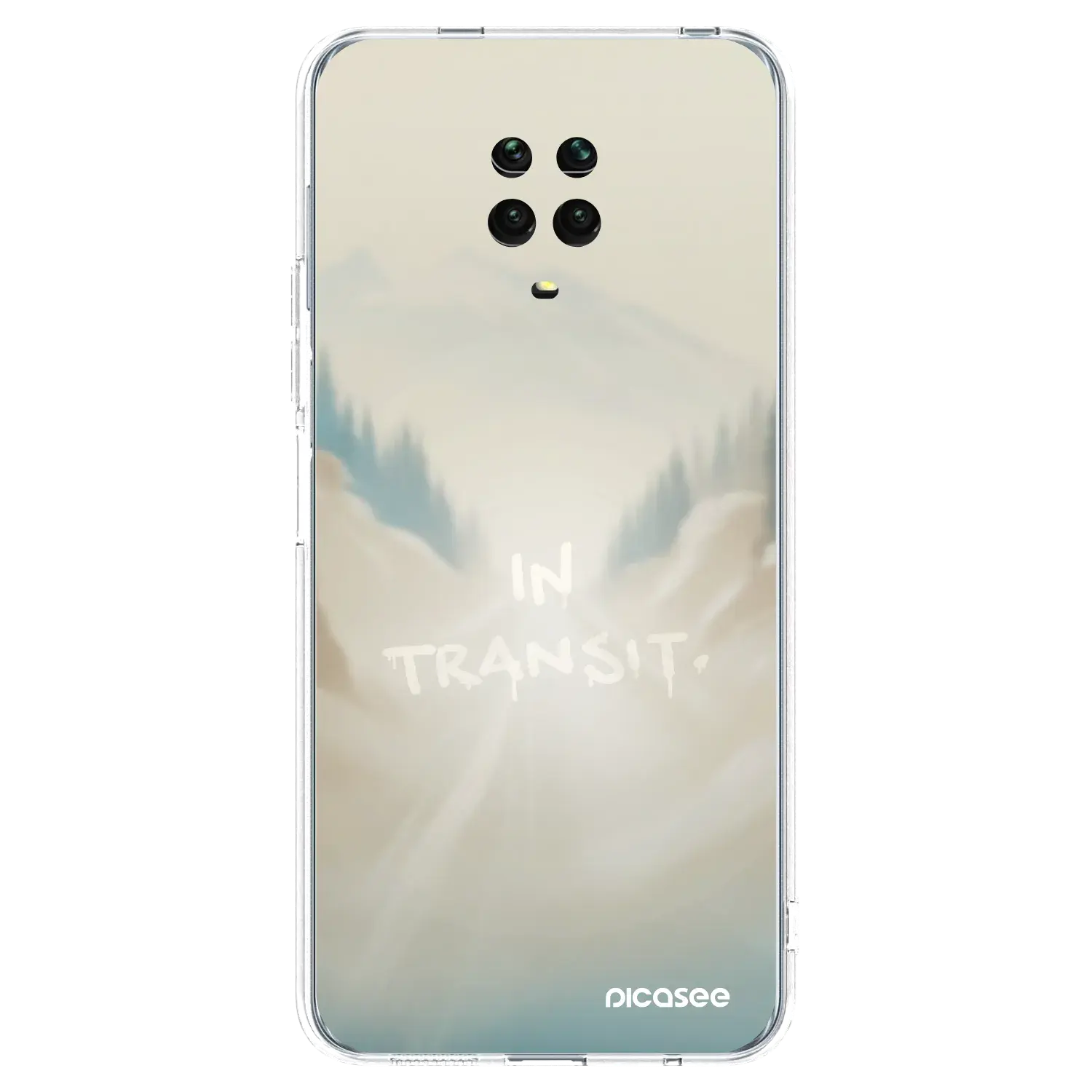 Silikonový průhledný obal pro Xiaomi Redmi Note 9S - IN TRANSIT