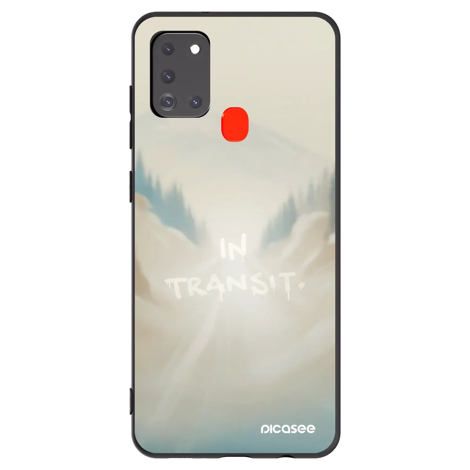 Silikonový černý obal pro Samsung Galaxy A21s - IN TRANSIT