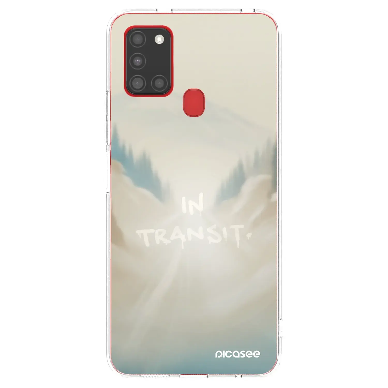 Silikonový průhledný obal pro Samsung Galaxy A21s - IN TRANSIT