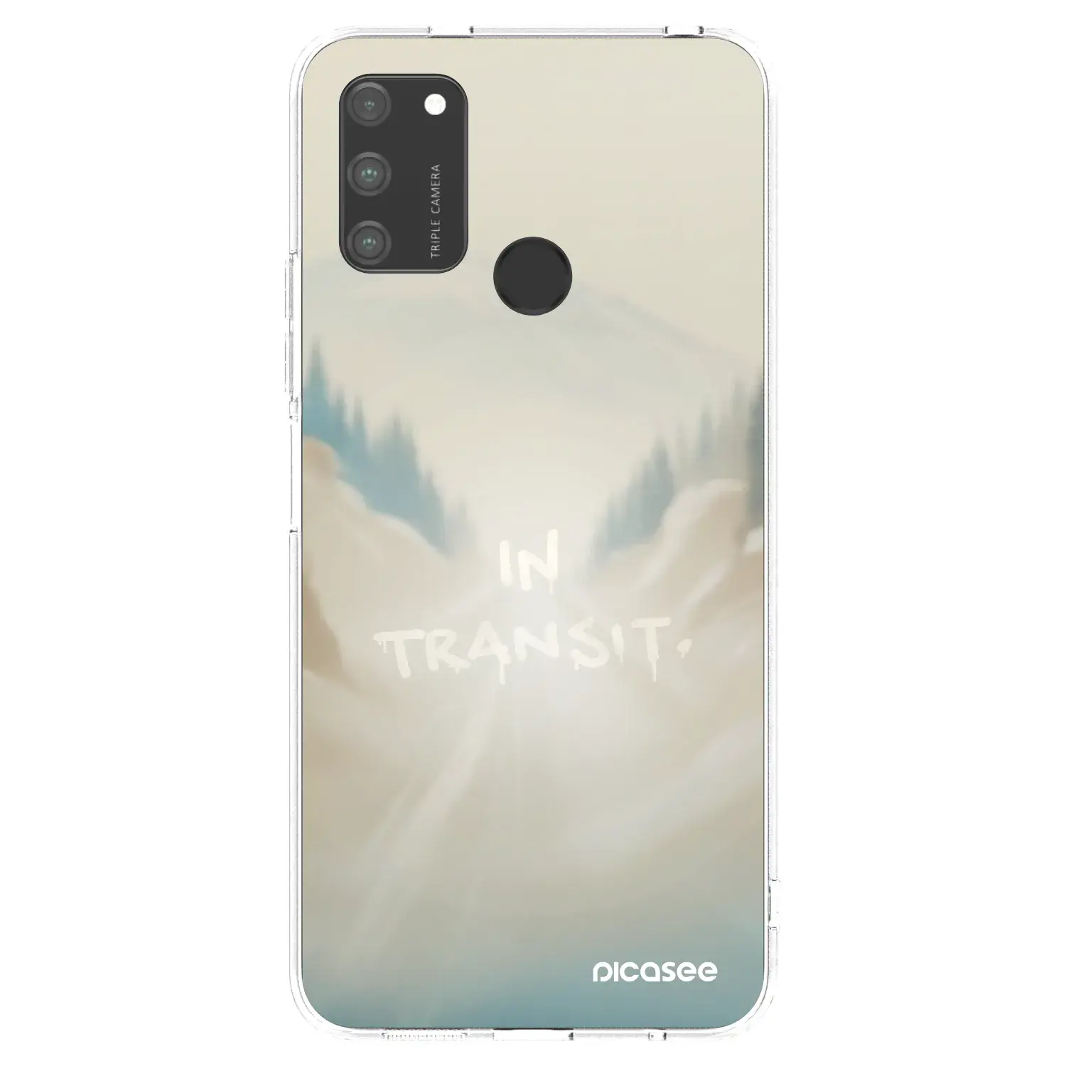 Silikonový průhledný obal pro Honor 9A - IN TRANSIT