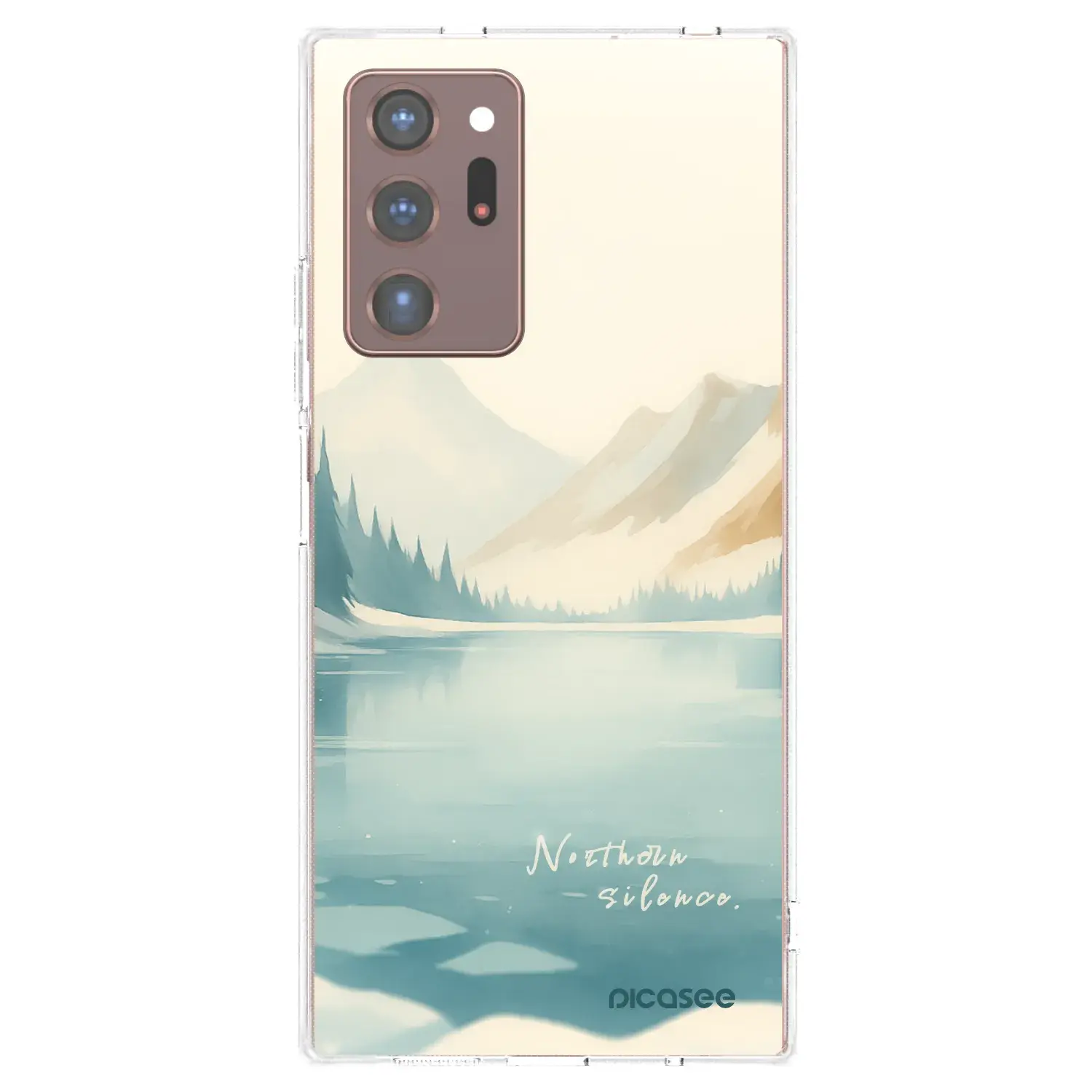 Silikonový průhledný obal pro Samsung Galaxy Note 20 Ultra - NOTHERN SILENCE
