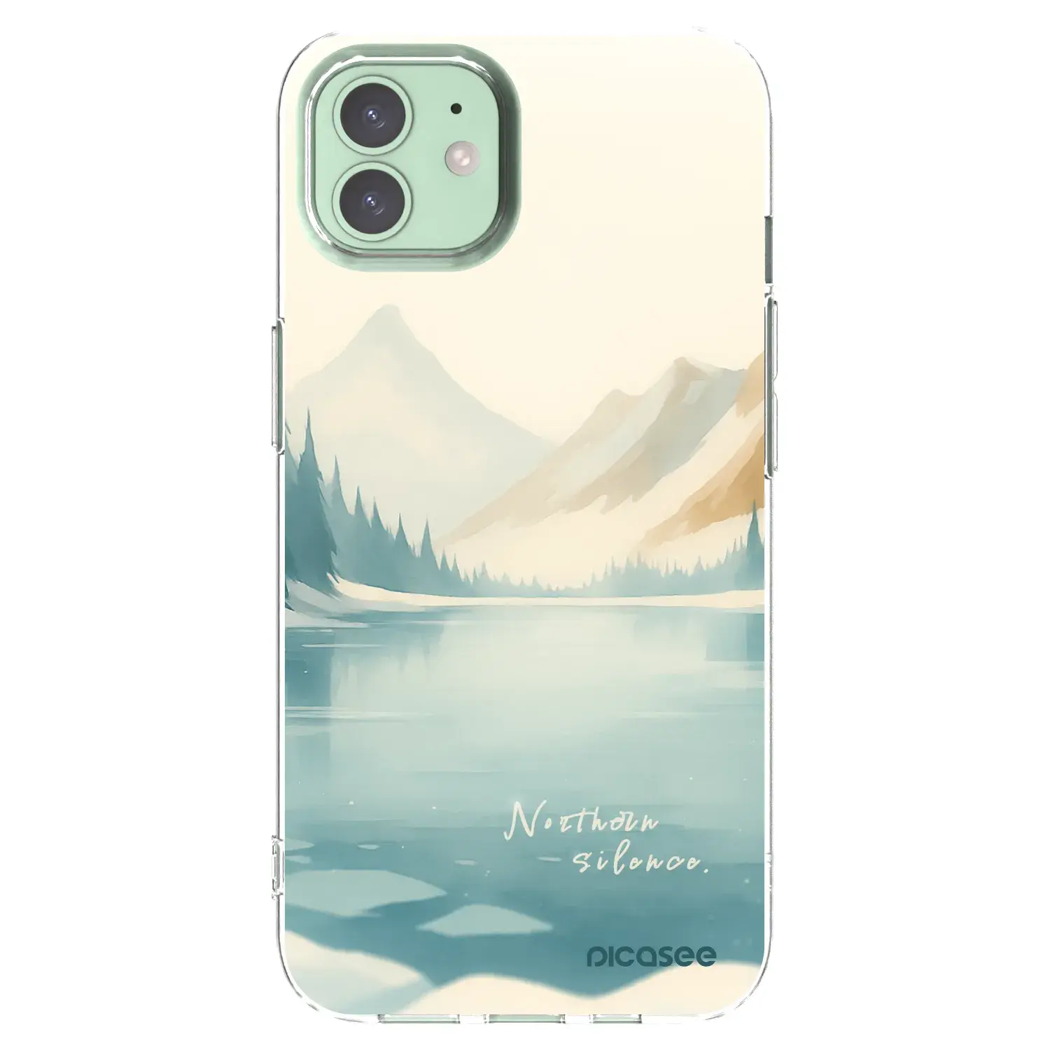 Silikonový průhledný obal pro Apple iPhone 12 - NOTHERN SILENCE