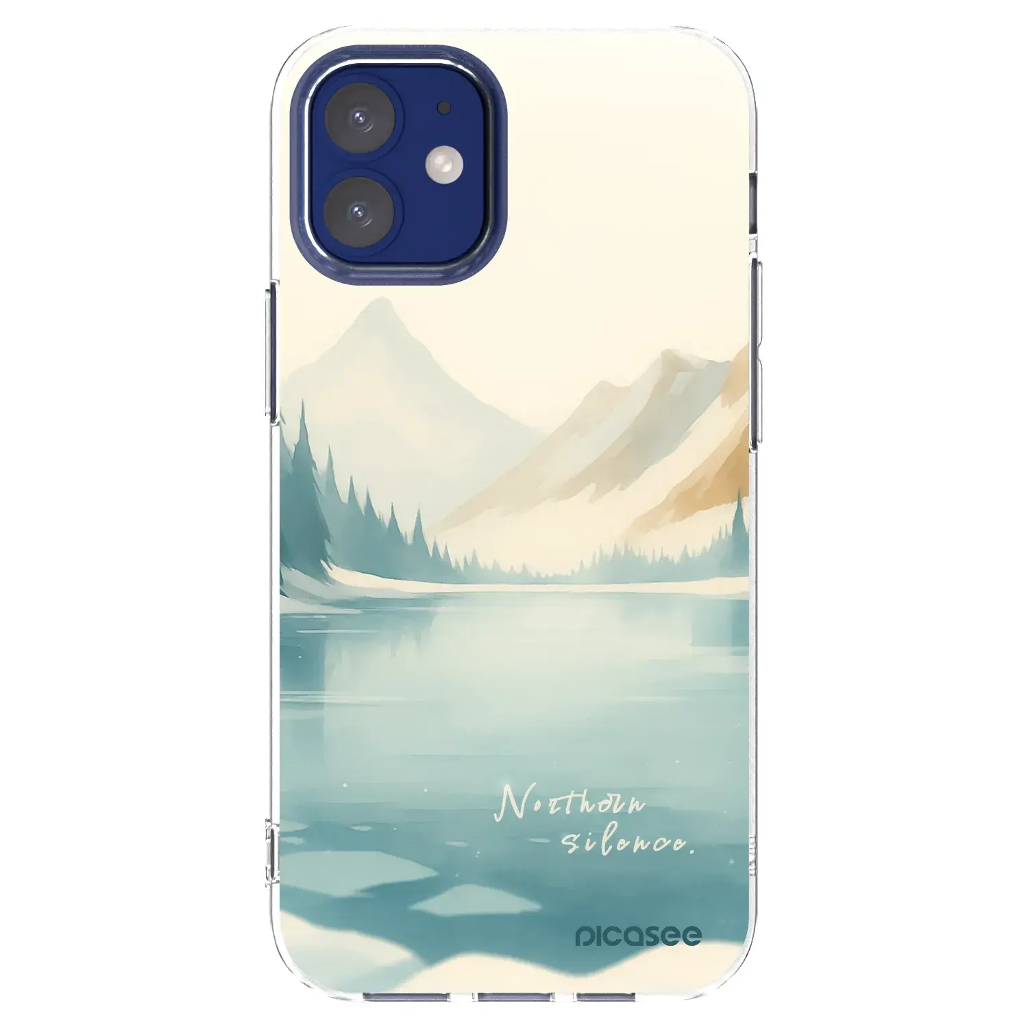 Silikonový průhledný obal pro Apple iPhone 12 mini - NOTHERN SILENCE