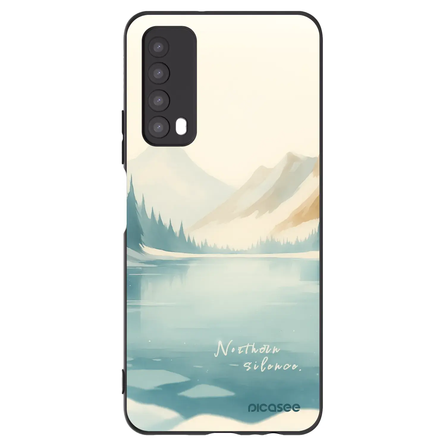 Silikonový černý obal pro Huawei P Smart 2021 - NOTHERN SILENCE