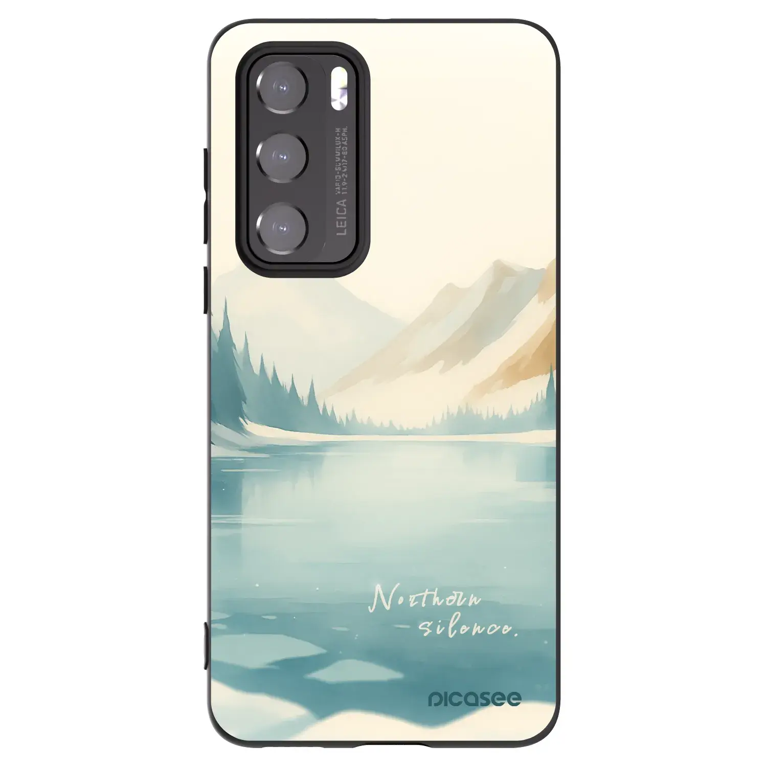 Silikonový černý obal pro Huawei P40 - NOTHERN SILENCE
