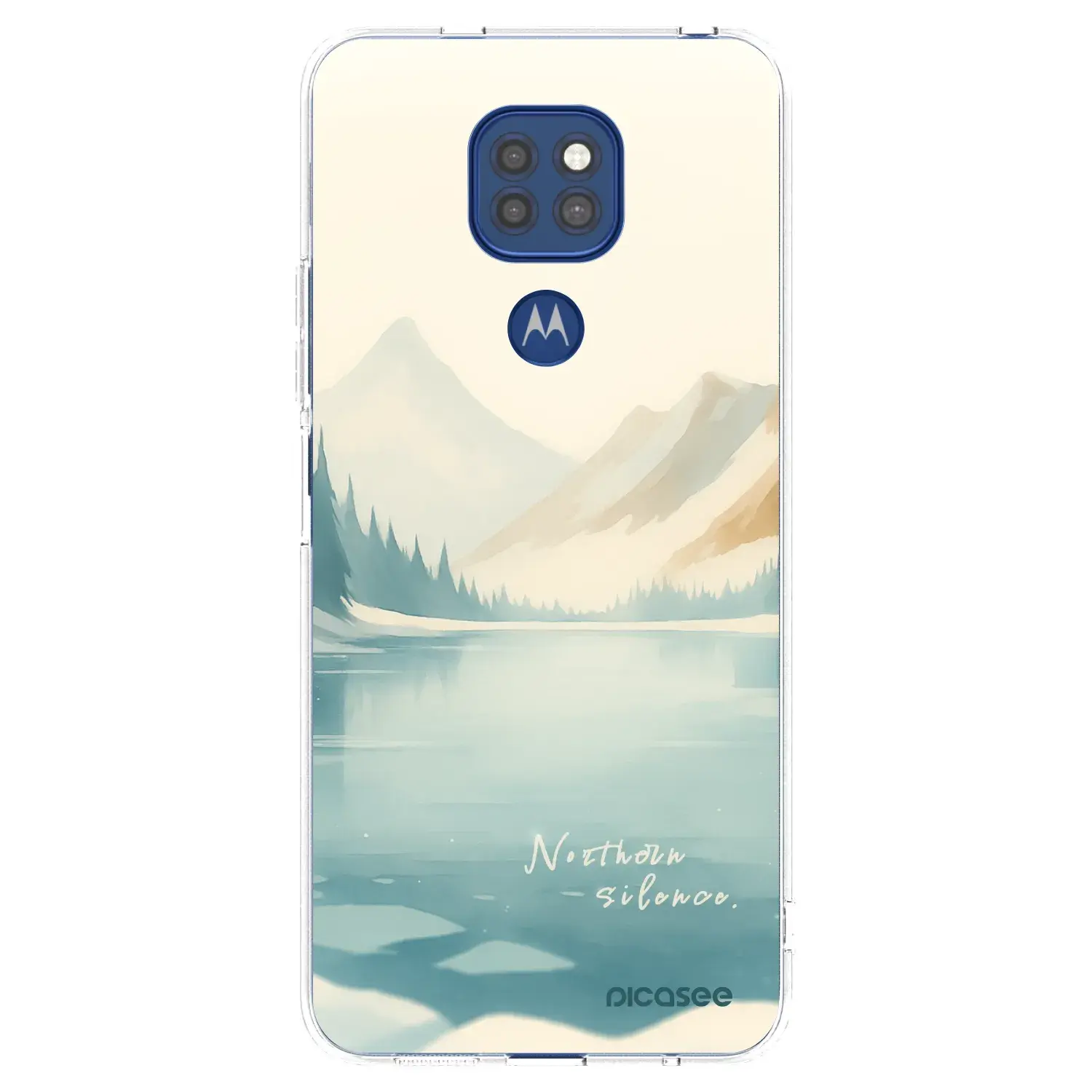 Silikonový průhledný obal pro Motorola Moto G9 Play - NOTHERN SILENCE