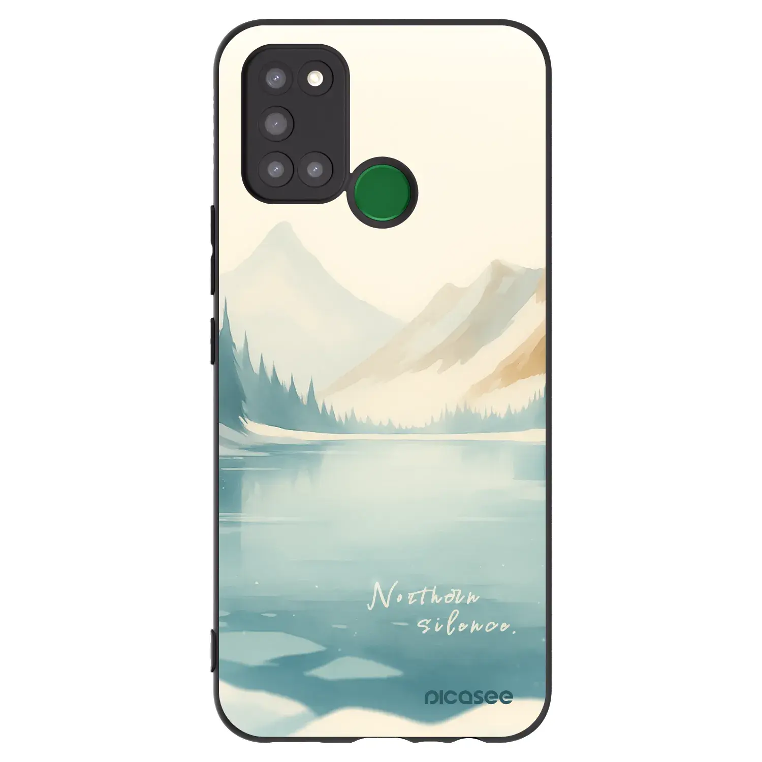 Silikonový černý obal pro Realme 7i - NOTHERN SILENCE