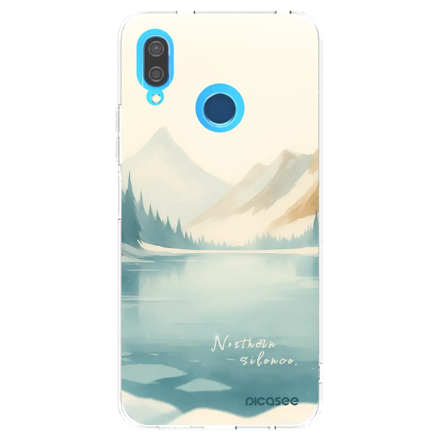 Silikonový průhledný obal pro Huawei P20 Lite - NOTHERN SILENCE
