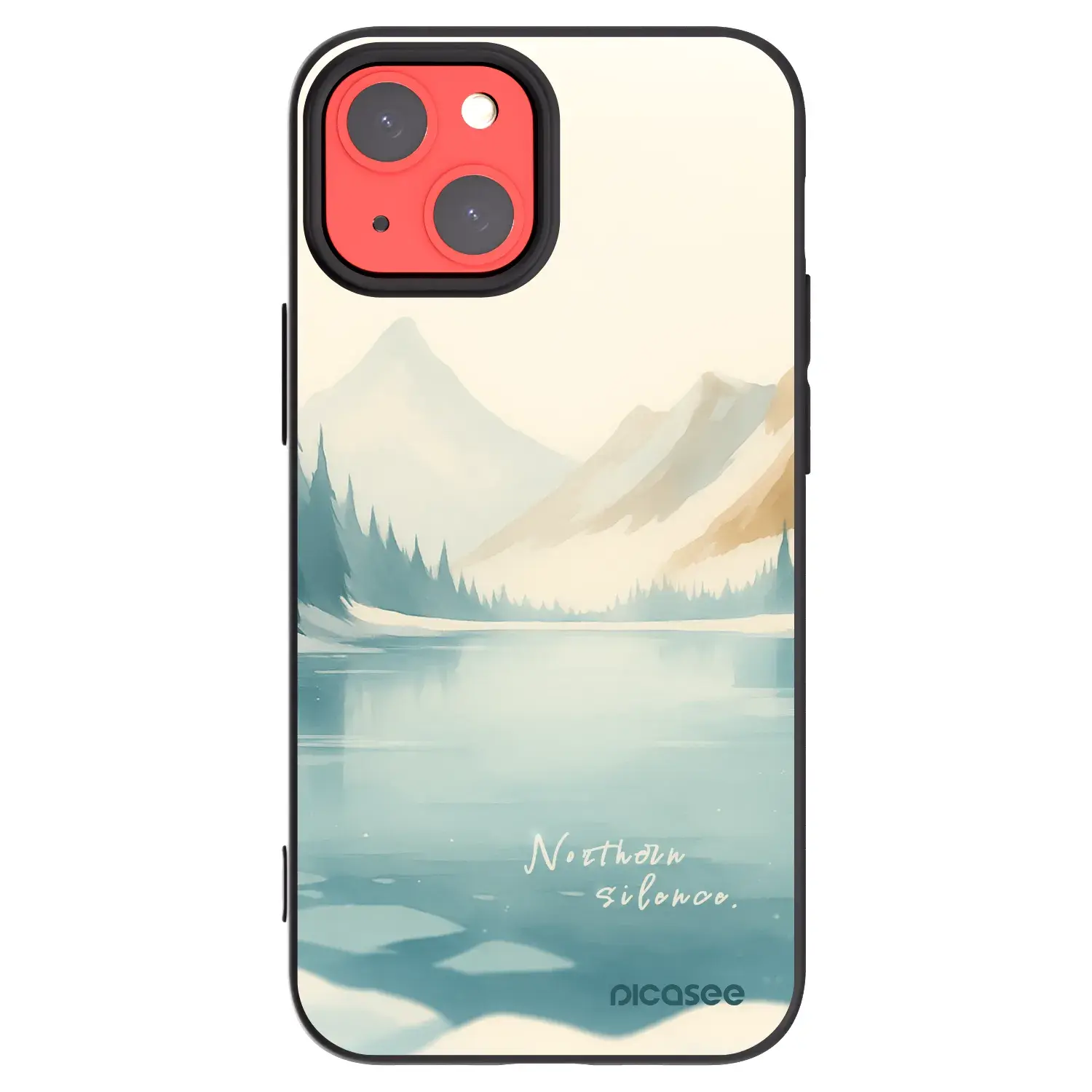 Silikonový černý obal pro Apple iPhone 13 mini - NOTHERN SILENCE