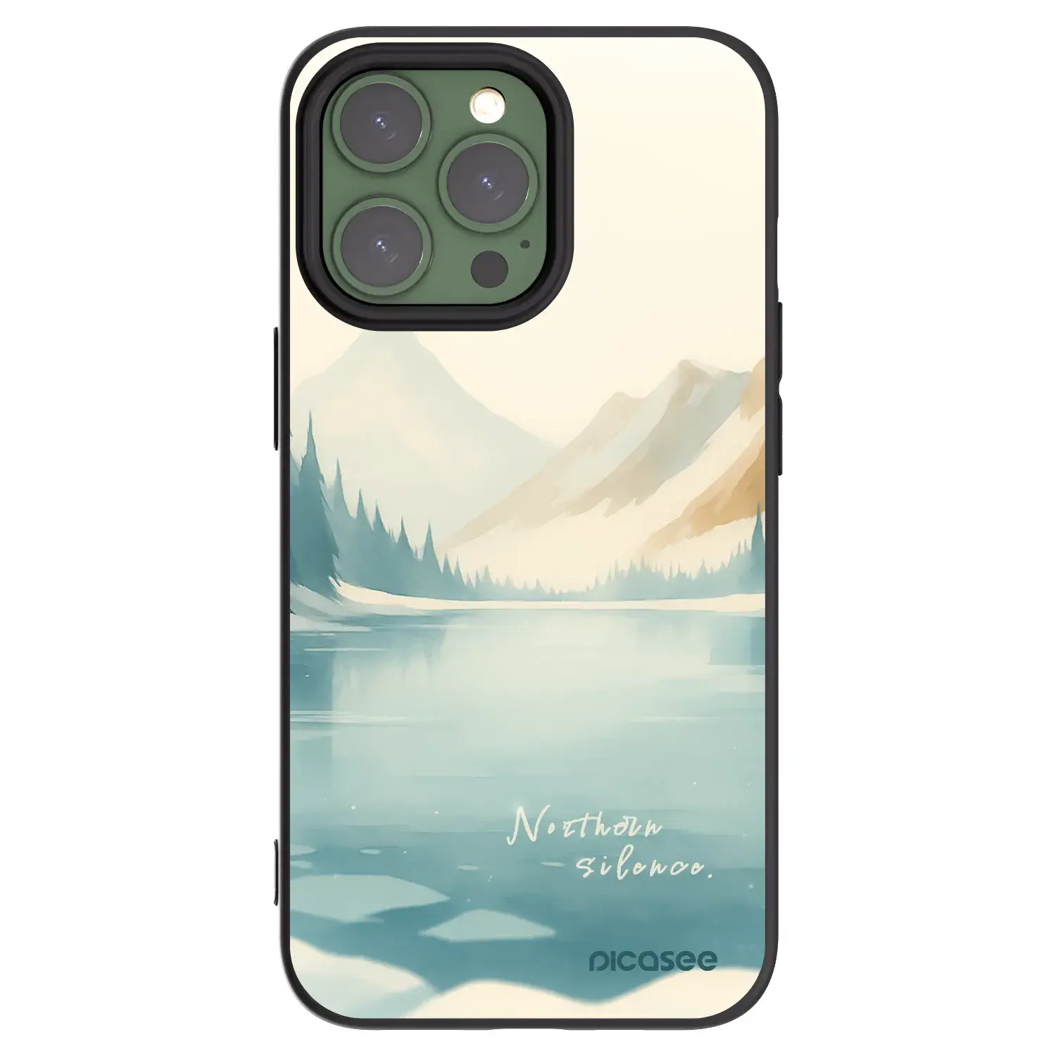 Silikonový černý obal pro Apple iPhone 13 Pro - NOTHERN SILENCE
