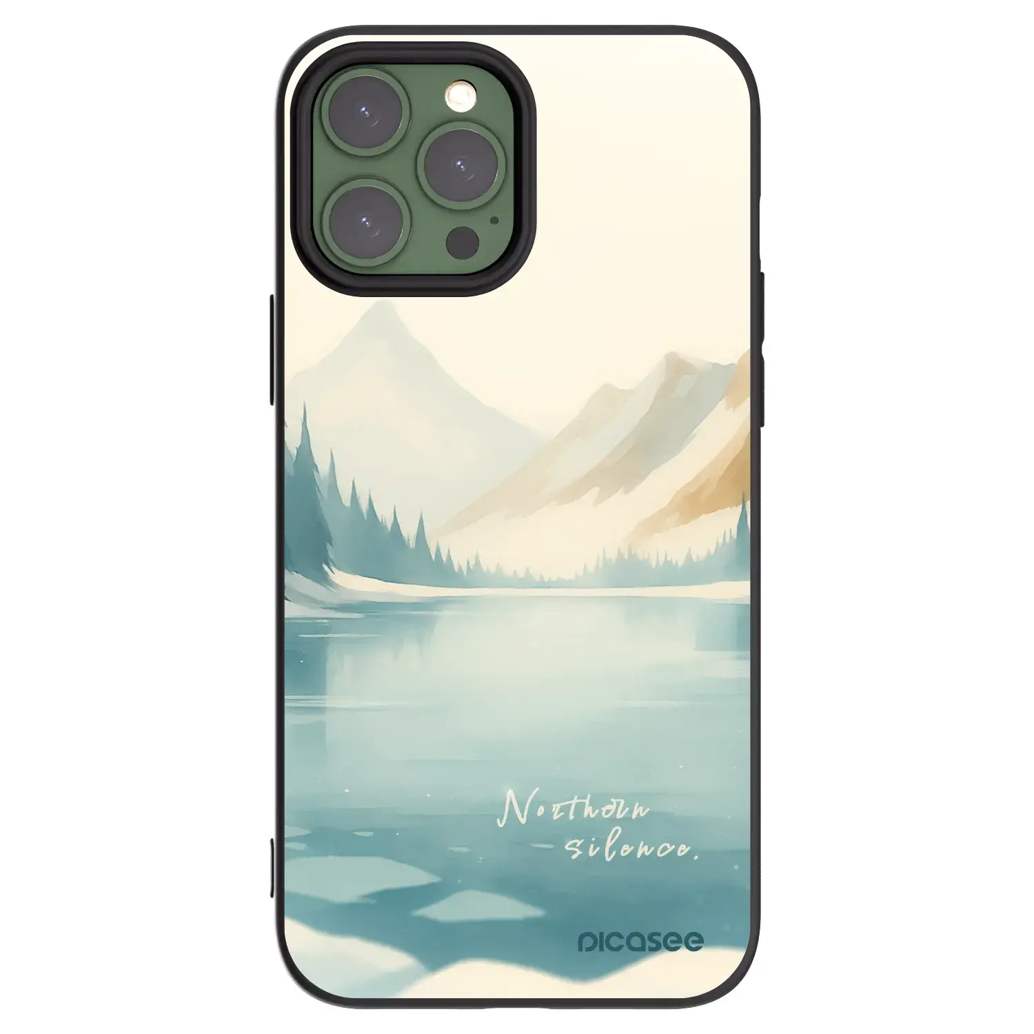 Silikonový černý obal pro Apple iPhone 13 Pro Max - NOTHERN SILENCE