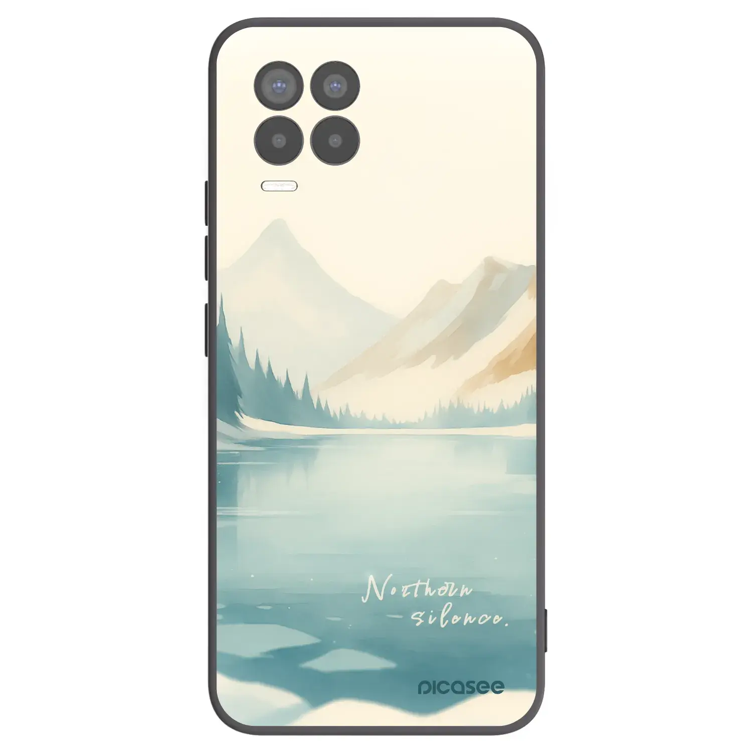 Silikonový černý obal pro Realme 8 Pro - NOTHERN SILENCE