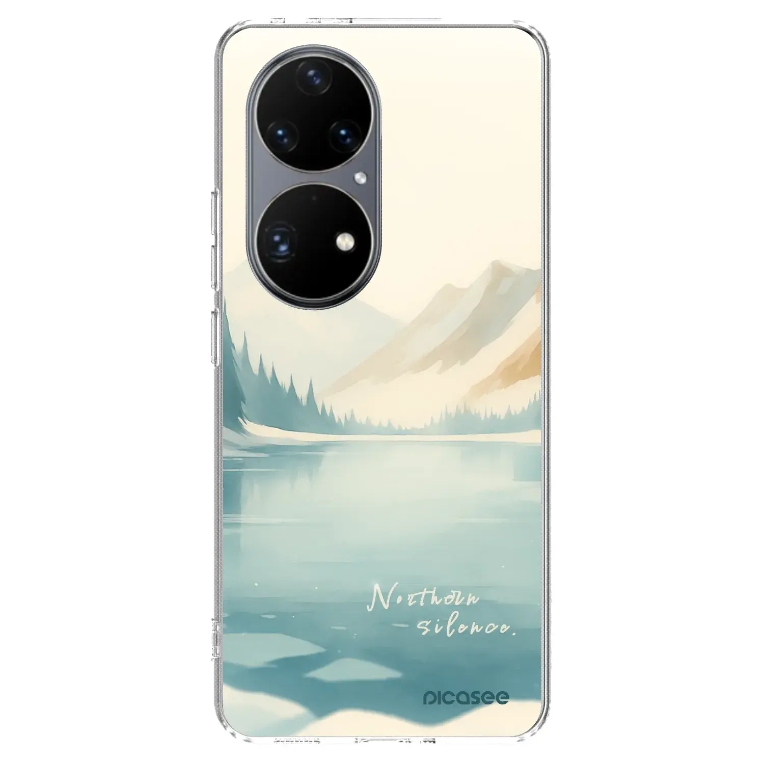 Silikonový průhledný obal pro Huawei P50 - NOTHERN SILENCE