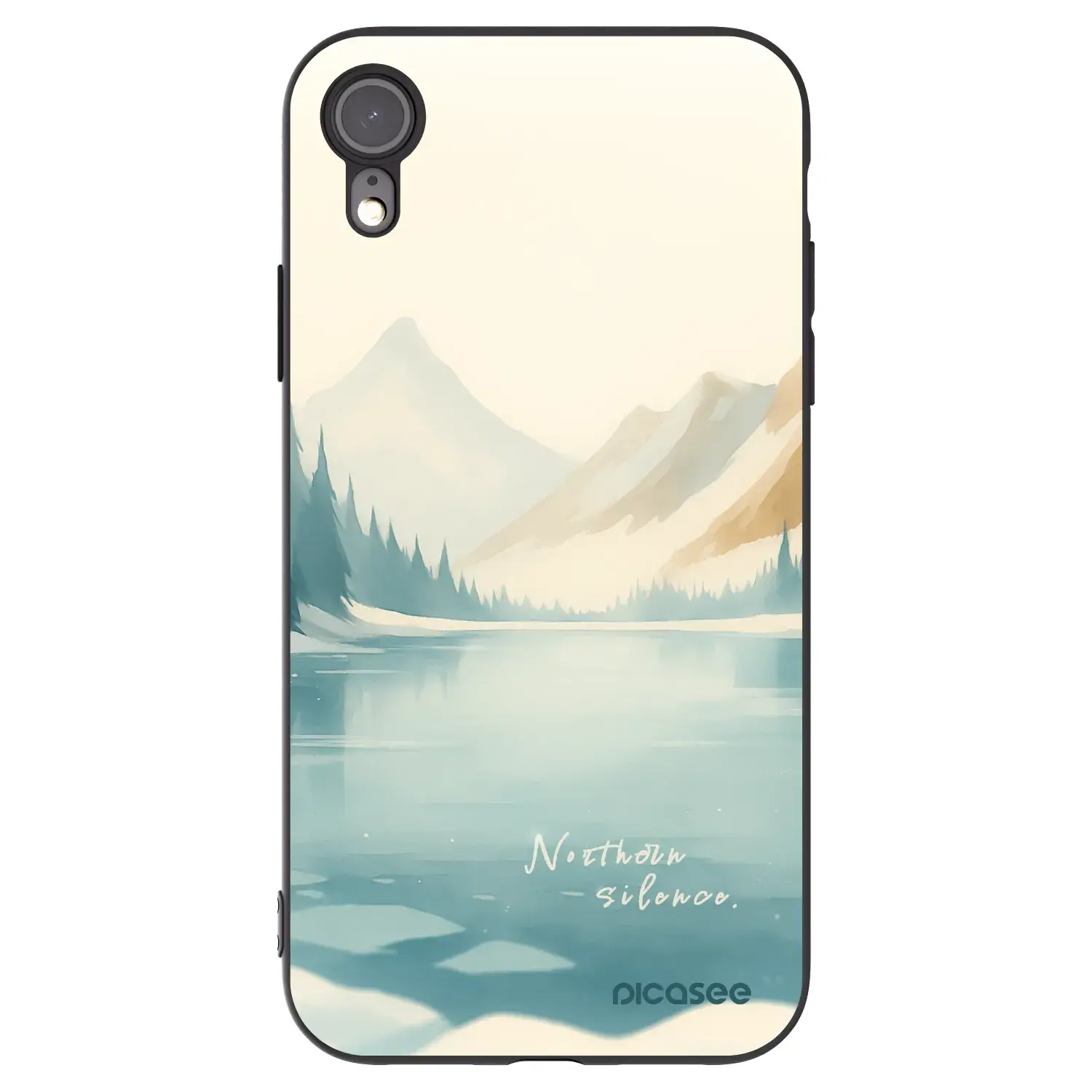 Silikonový černý obal pro Apple iPhone XR - NOTHERN SILENCE