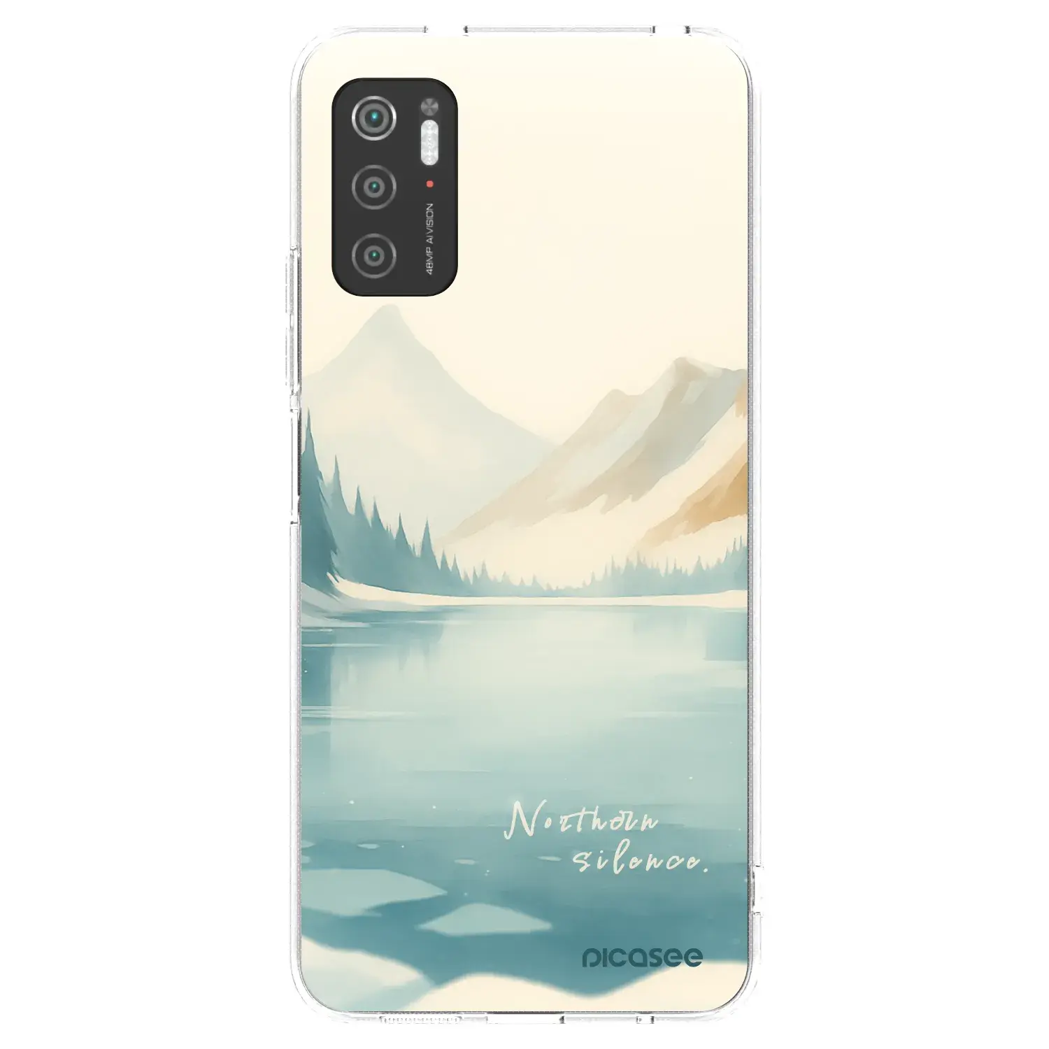 Silikonový průhledný obal pro Xiaomi Poco M3 Pro 5G - NOTHERN SILENCE