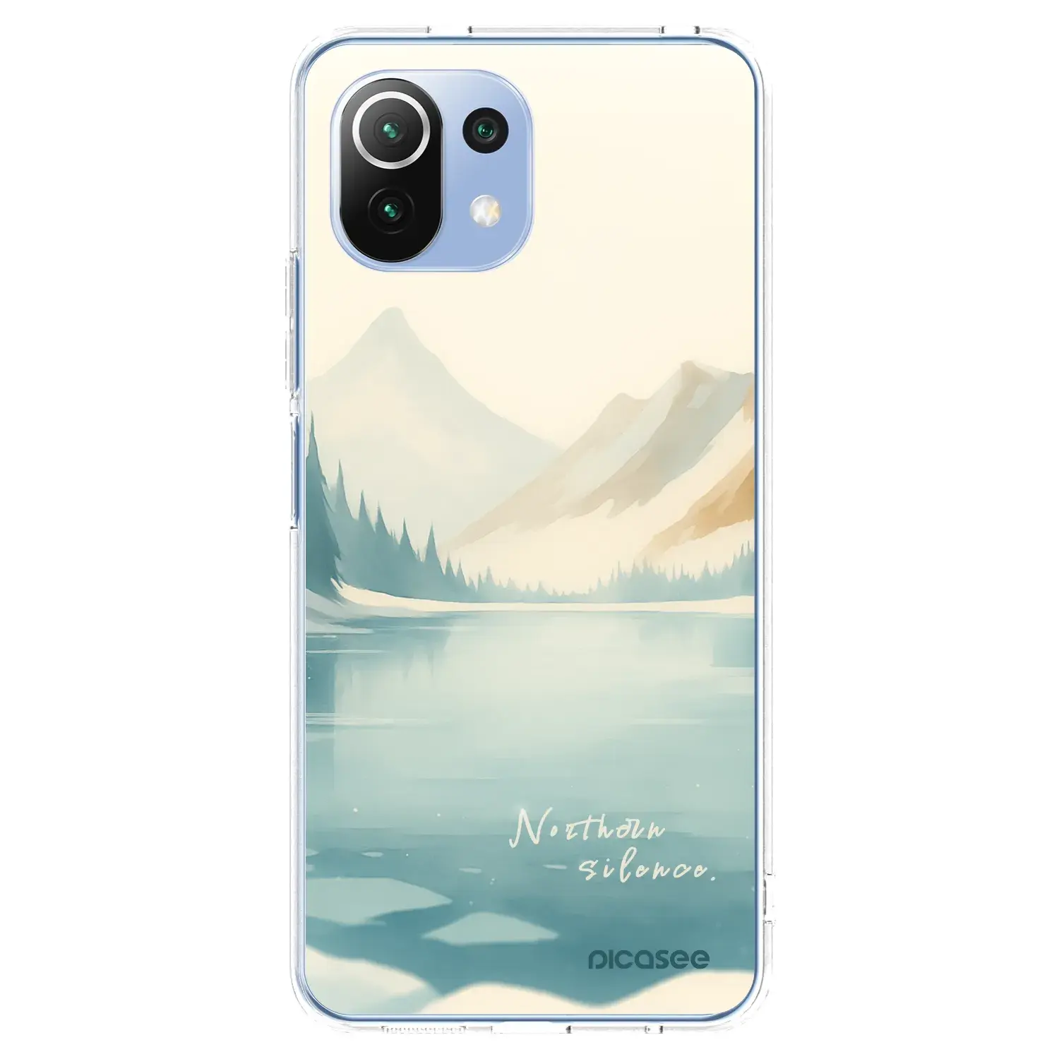 Silikonový průhledný obal pro Xiaomi 11 Lite 5G NE - NOTHERN SILENCE