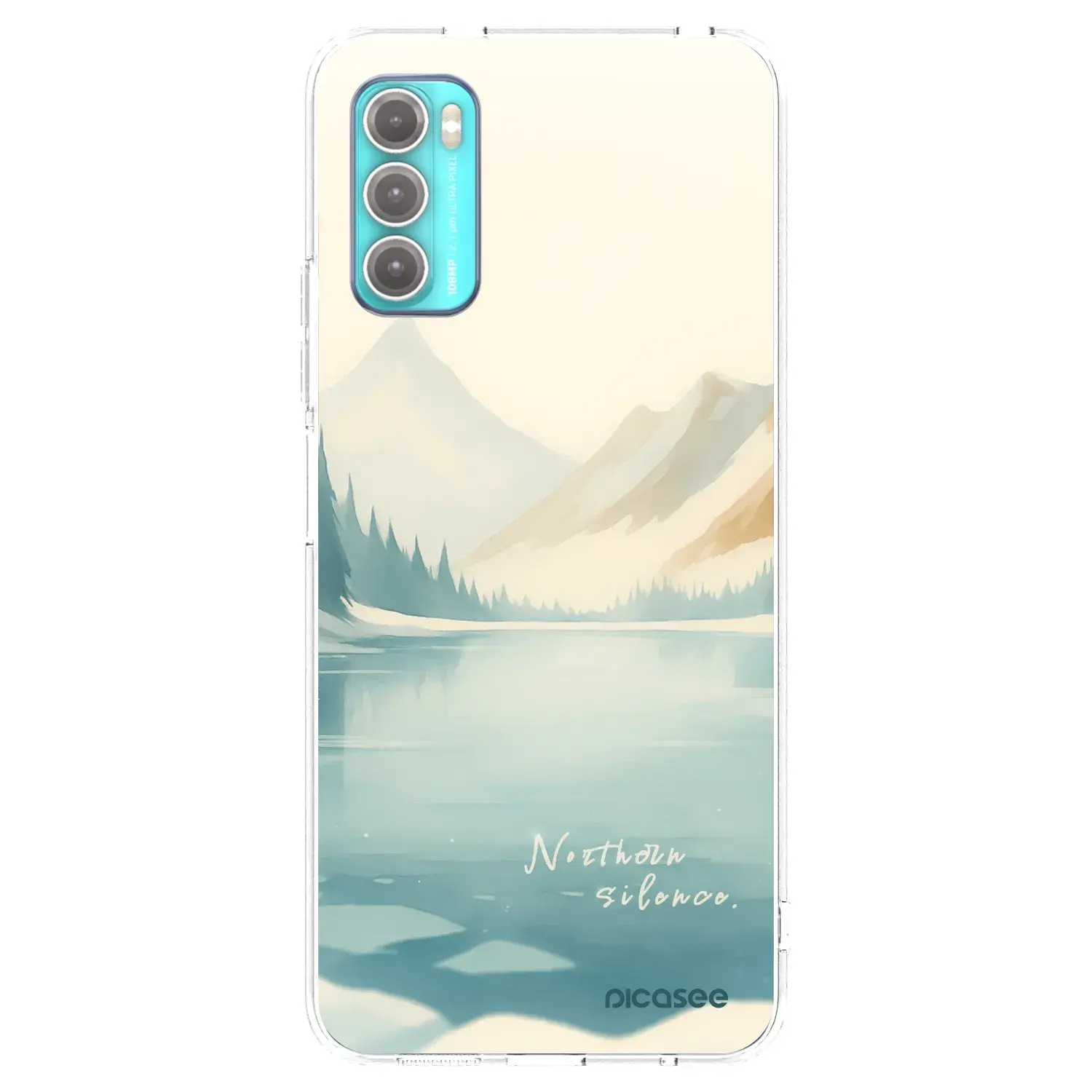 Silikonový průhledný obal pro Motorola Moto G60 - NOTHERN SILENCE
