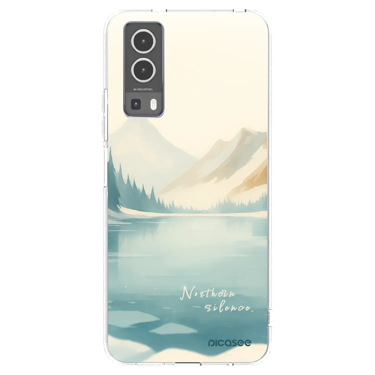 Silikonový průhledný obal pro Vivo Y72 5G - NOTHERN SILENCE
