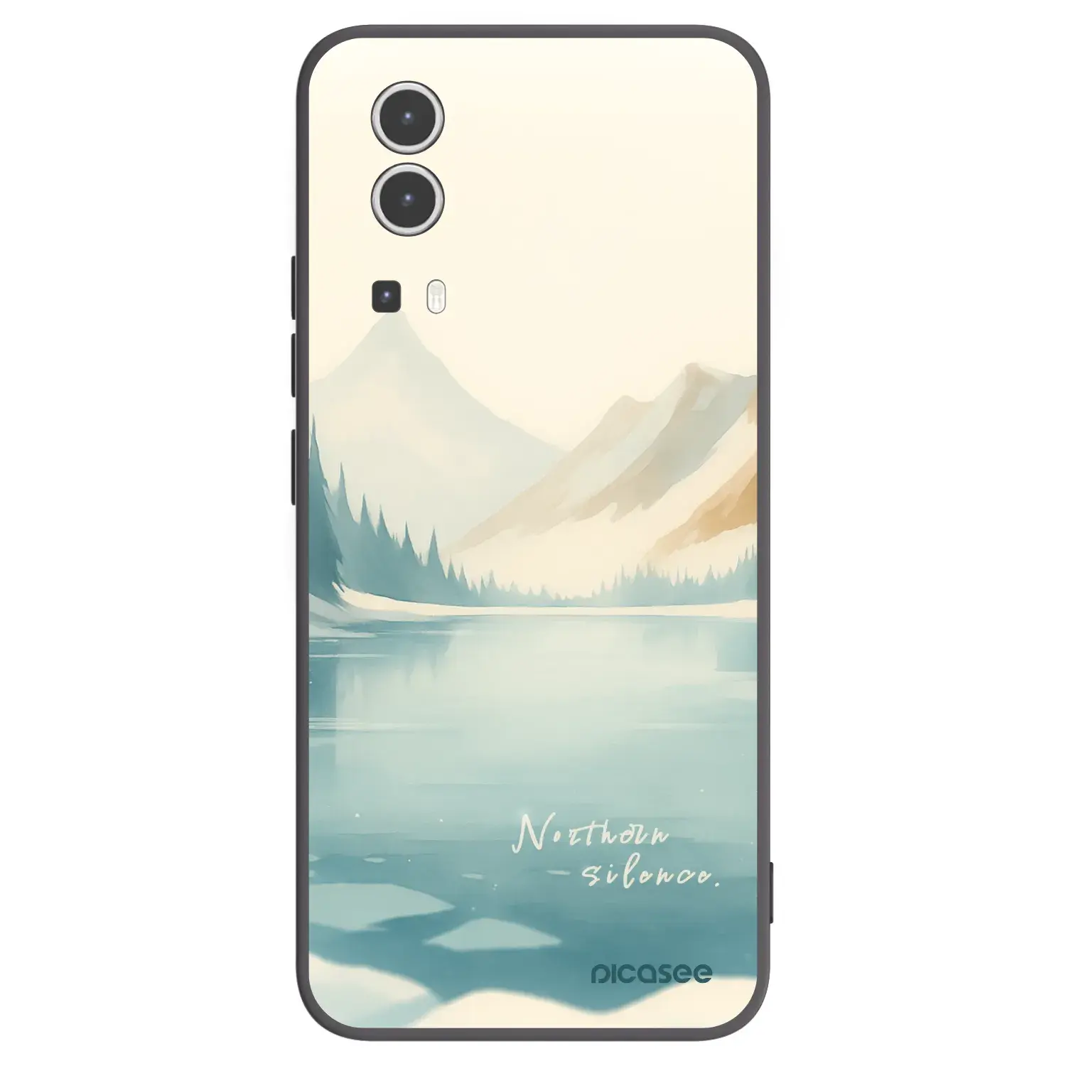 Silikonový černý obal pro Vivo Y72 5G - NOTHERN SILENCE