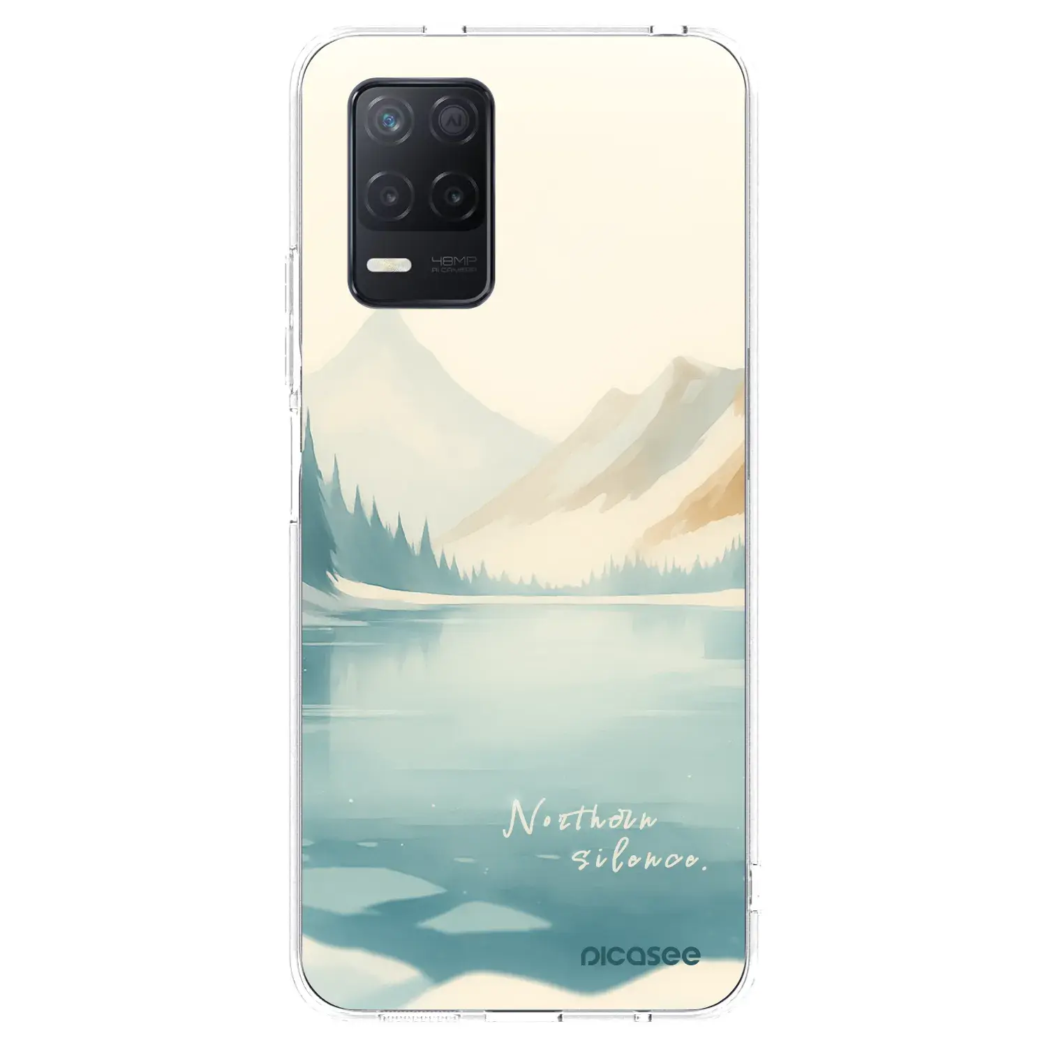 Silikonový průhledný obal pro Realme 8 5G - NOTHERN SILENCE