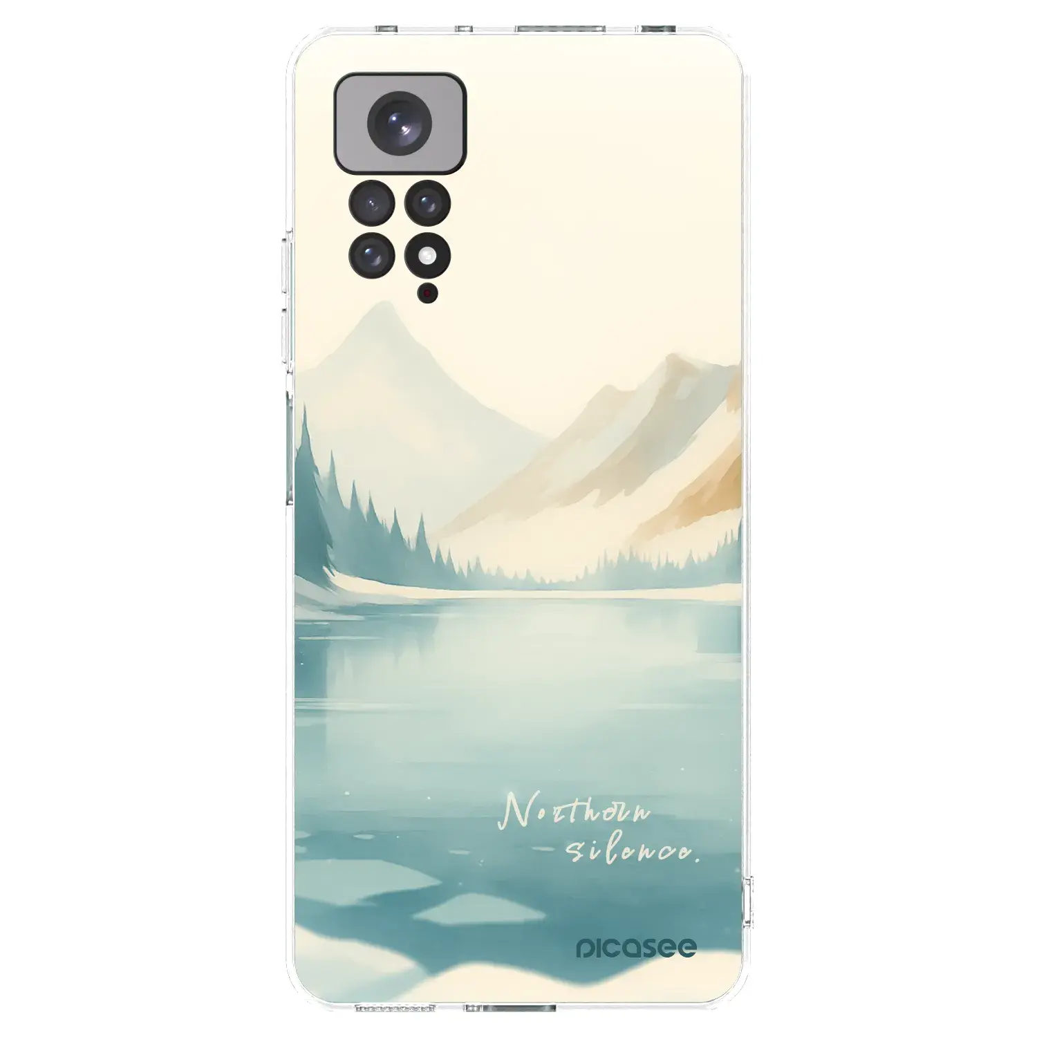 Silikonový průhledný obal pro Xiaomi Redmi Note 11 - NOTHERN SILENCE