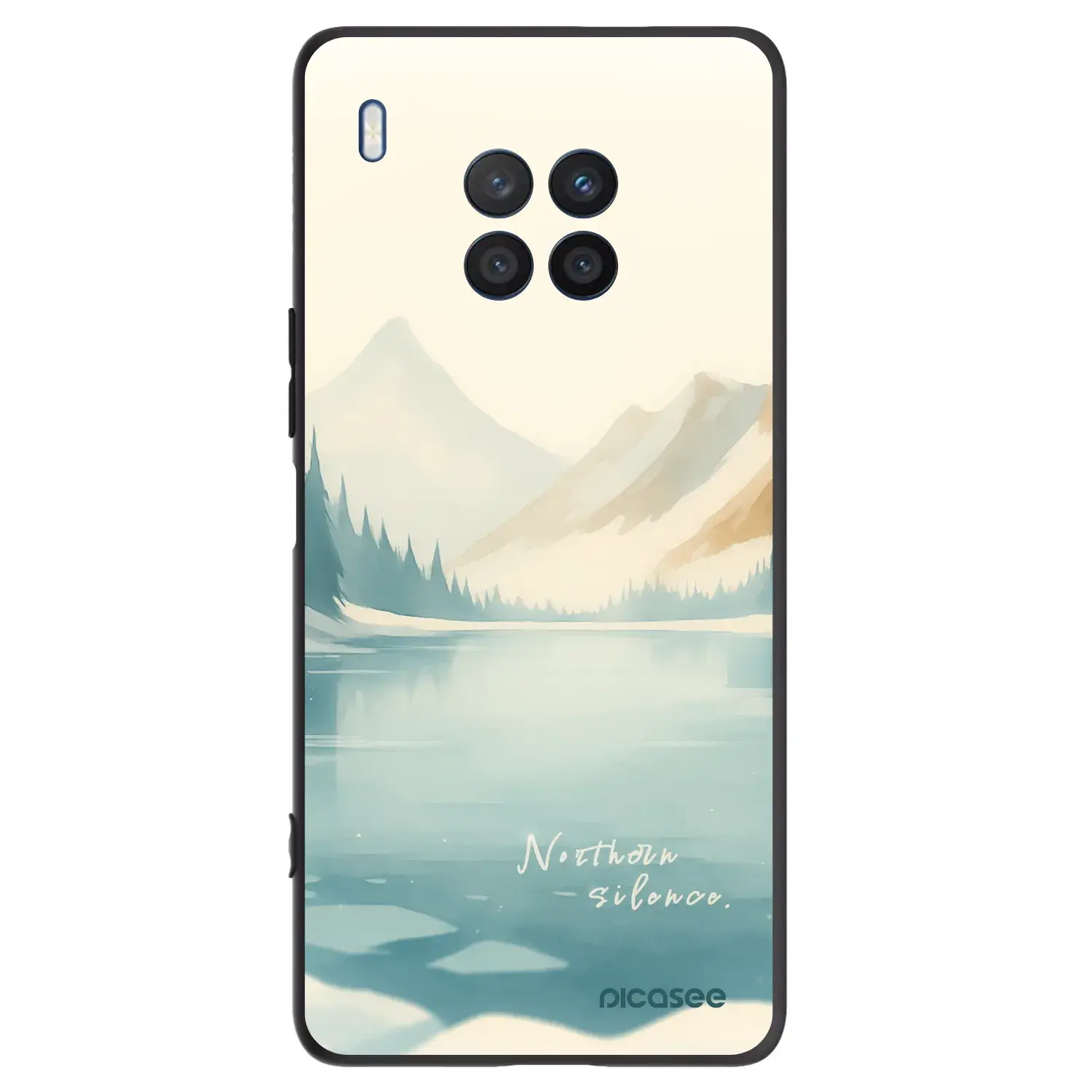 Silikonový černý obal pro Honor 50 Lite - NOTHERN SILENCE