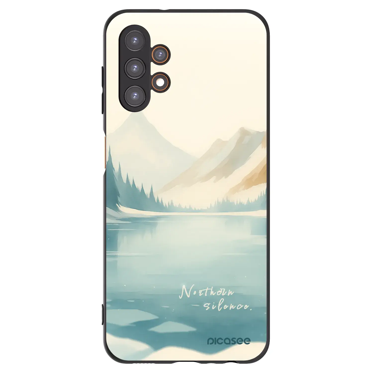 Silikonový černý obal pro Samsung Galaxy A13 4G A135 - NOTHERN SILENCE