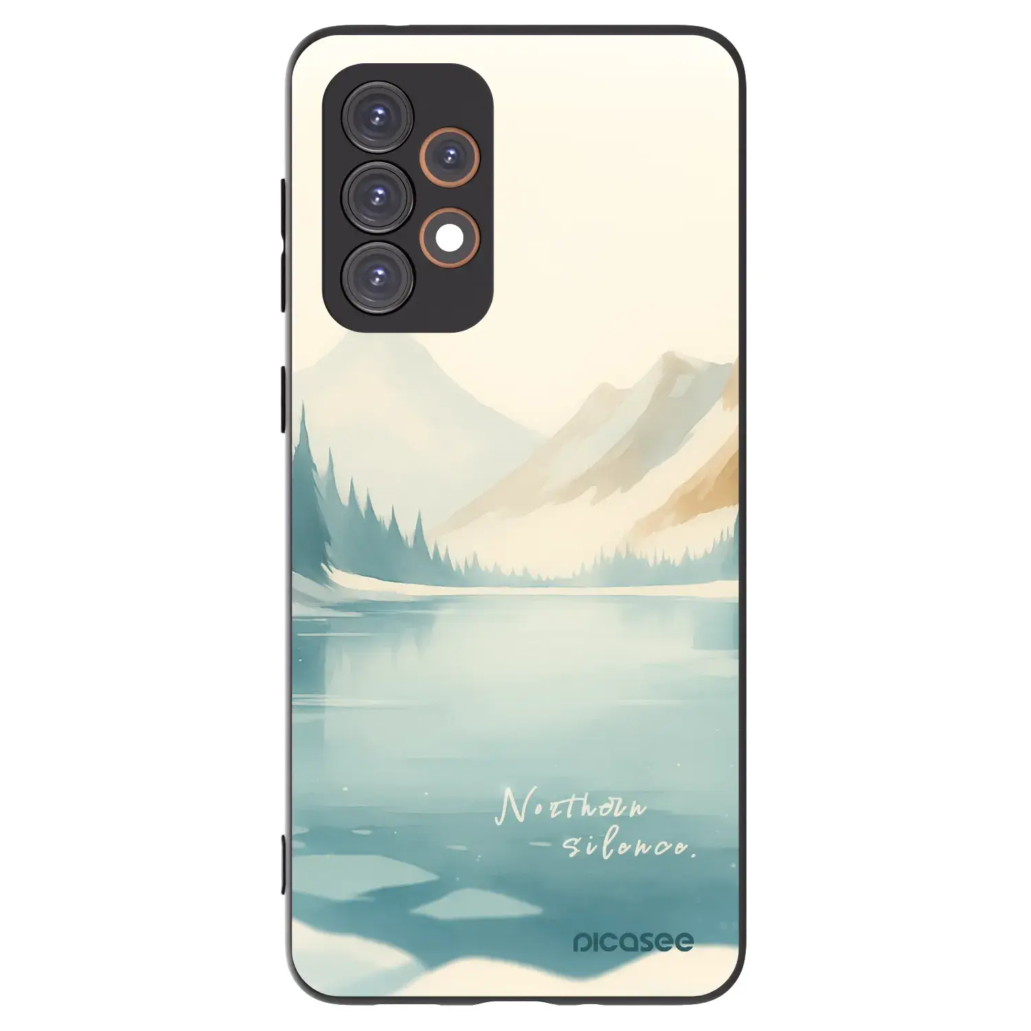 Silikonový černý obal pro Samsung Galaxy A33 5G A336 - NOTHERN SILENCE