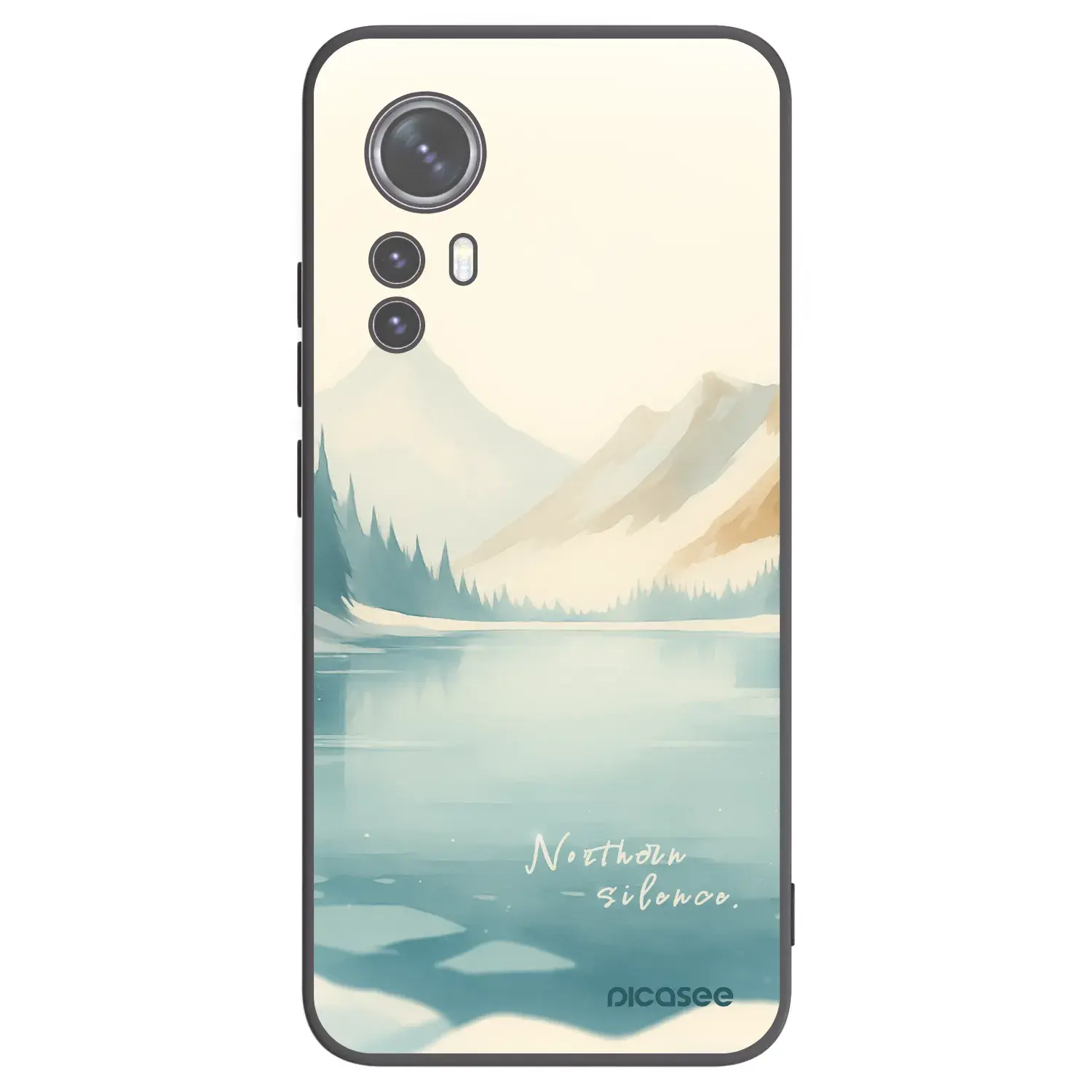 Silikonový černý obal pro Xiaomi 12X - NOTHERN SILENCE