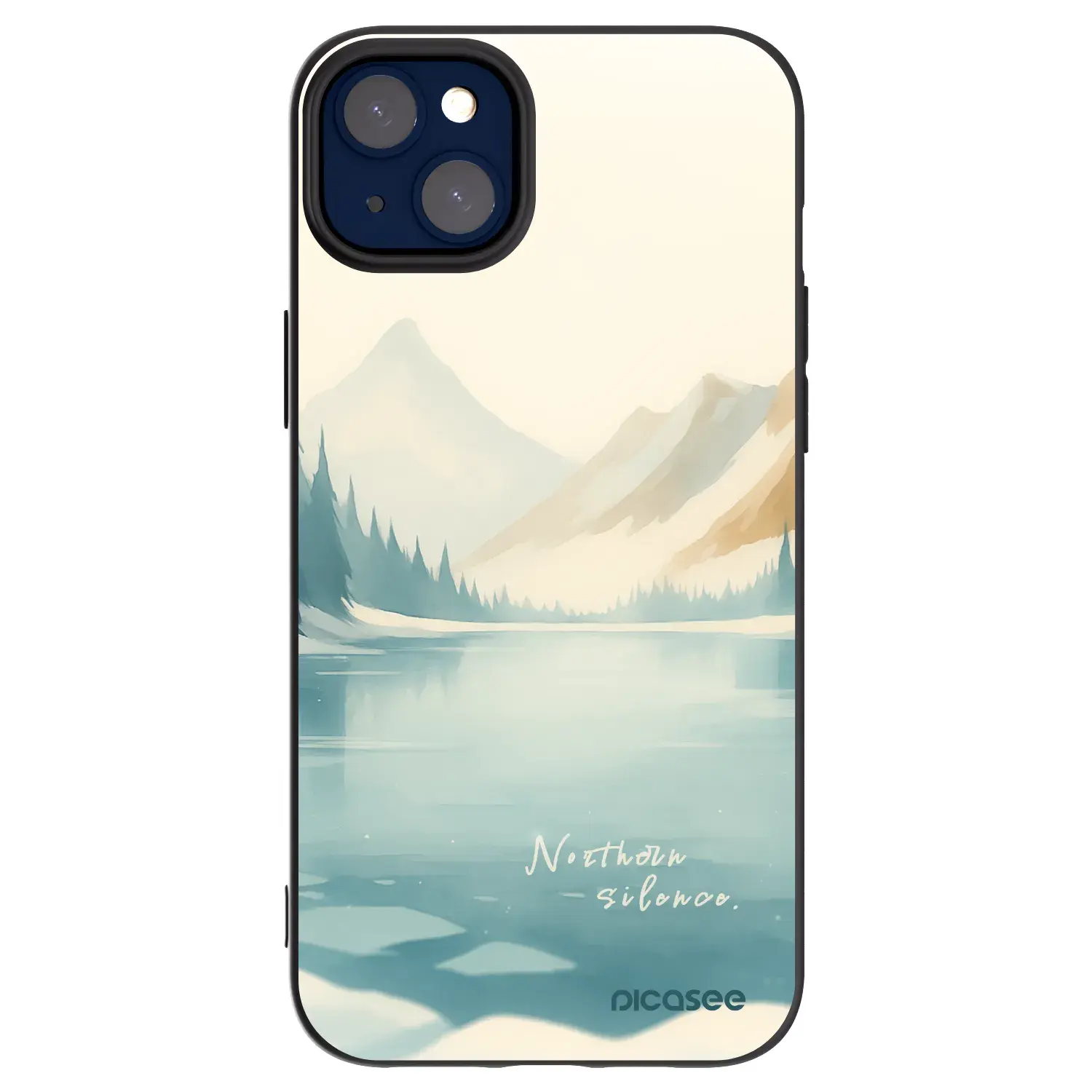 Silikonový černý obal pro Apple iPhone 14 Plus - NOTHERN SILENCE