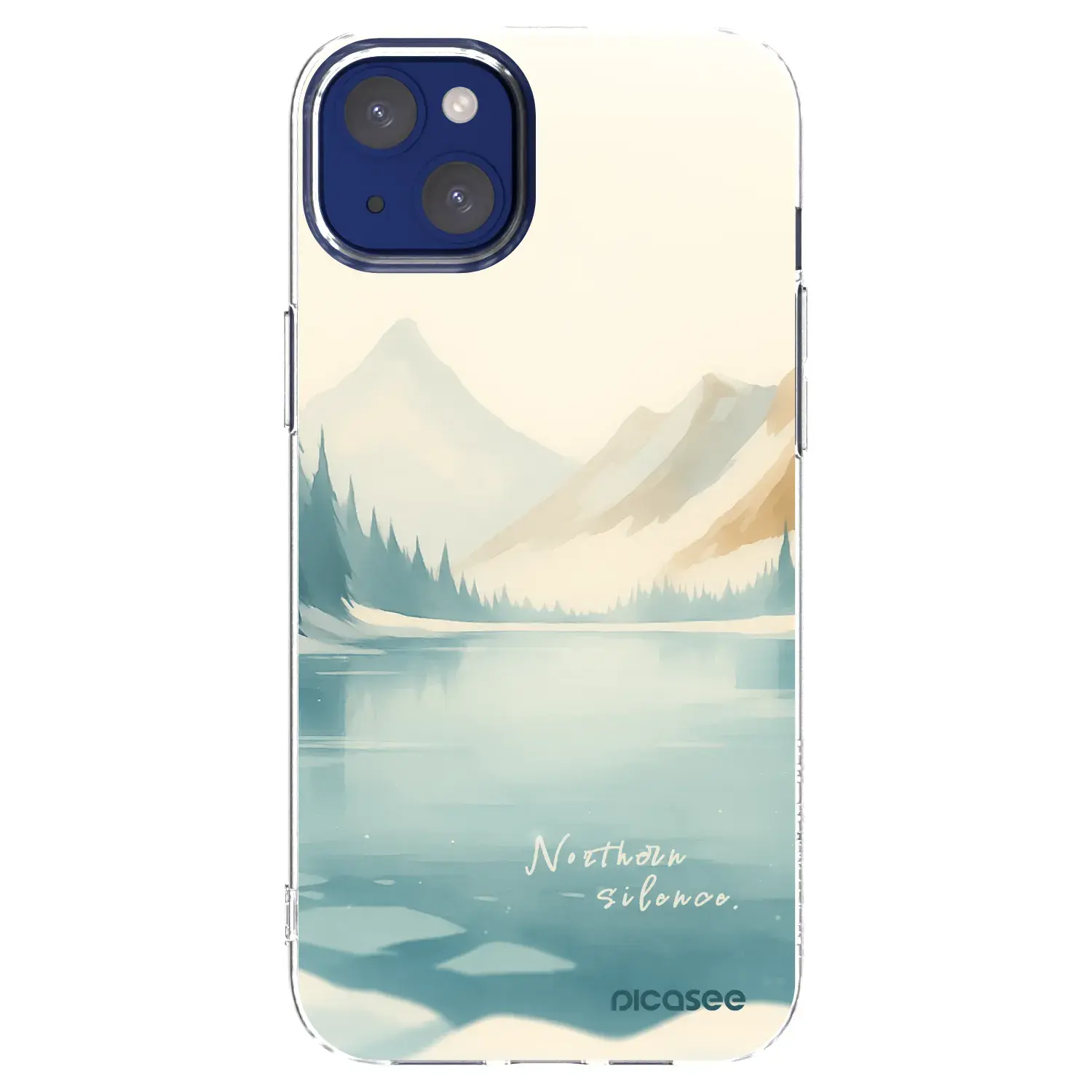 Silikonový průhledný obal pro Apple iPhone 14 Plus - NOTHERN SILENCE