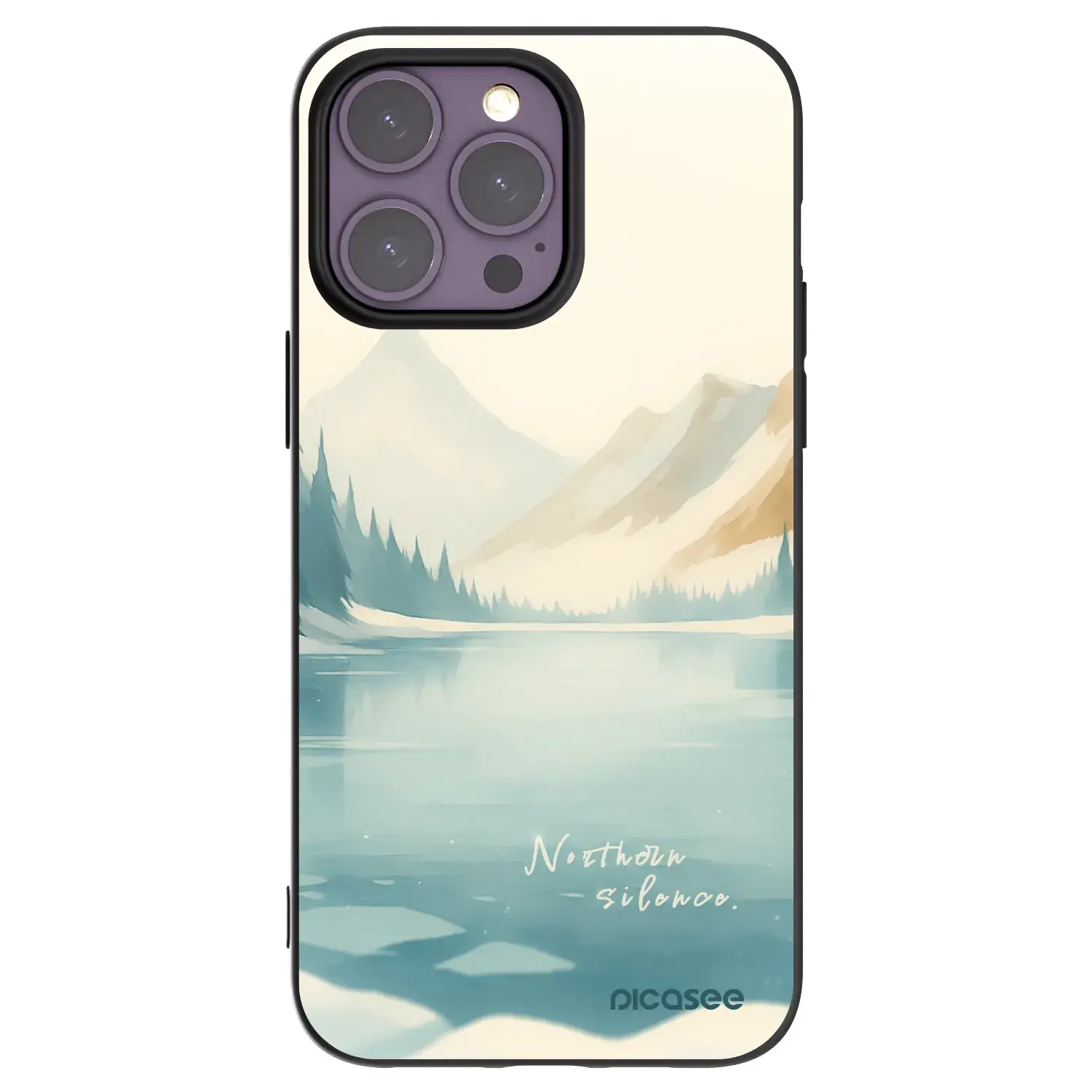 Silikonový černý obal pro Apple iPhone 14 Pro Max - NOTHERN SILENCE